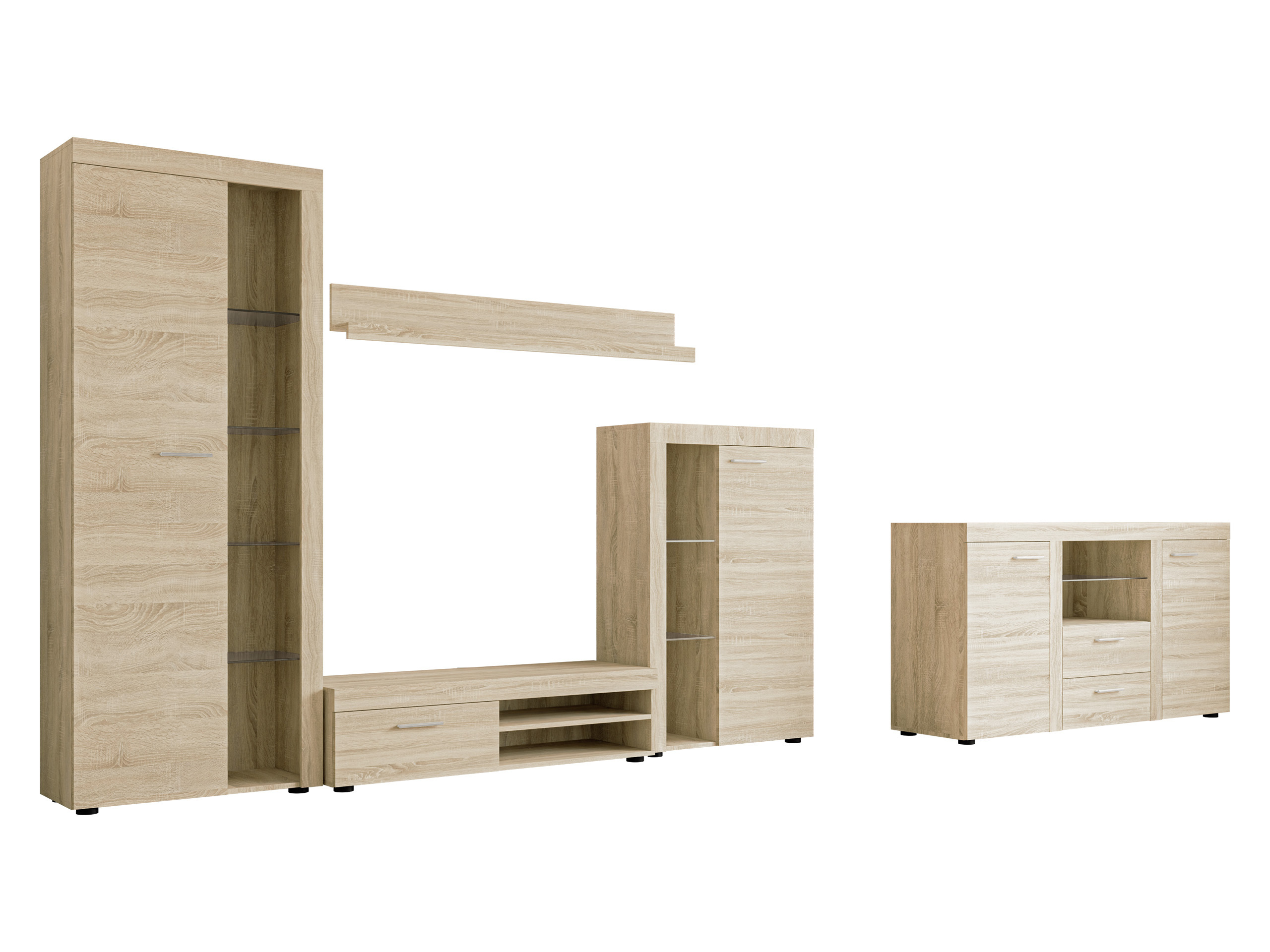 Nappali szett Univio I (Sonoma tölgy)