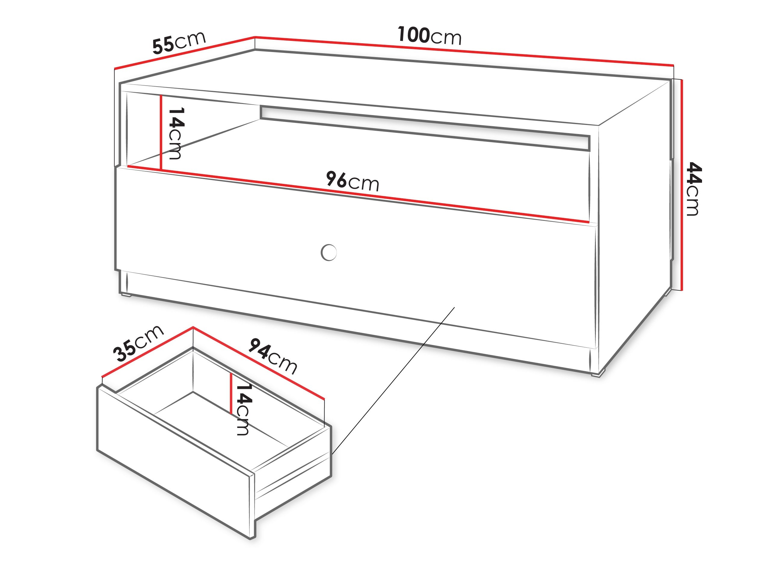 Dohányzóasztal Comfivo Lenitas