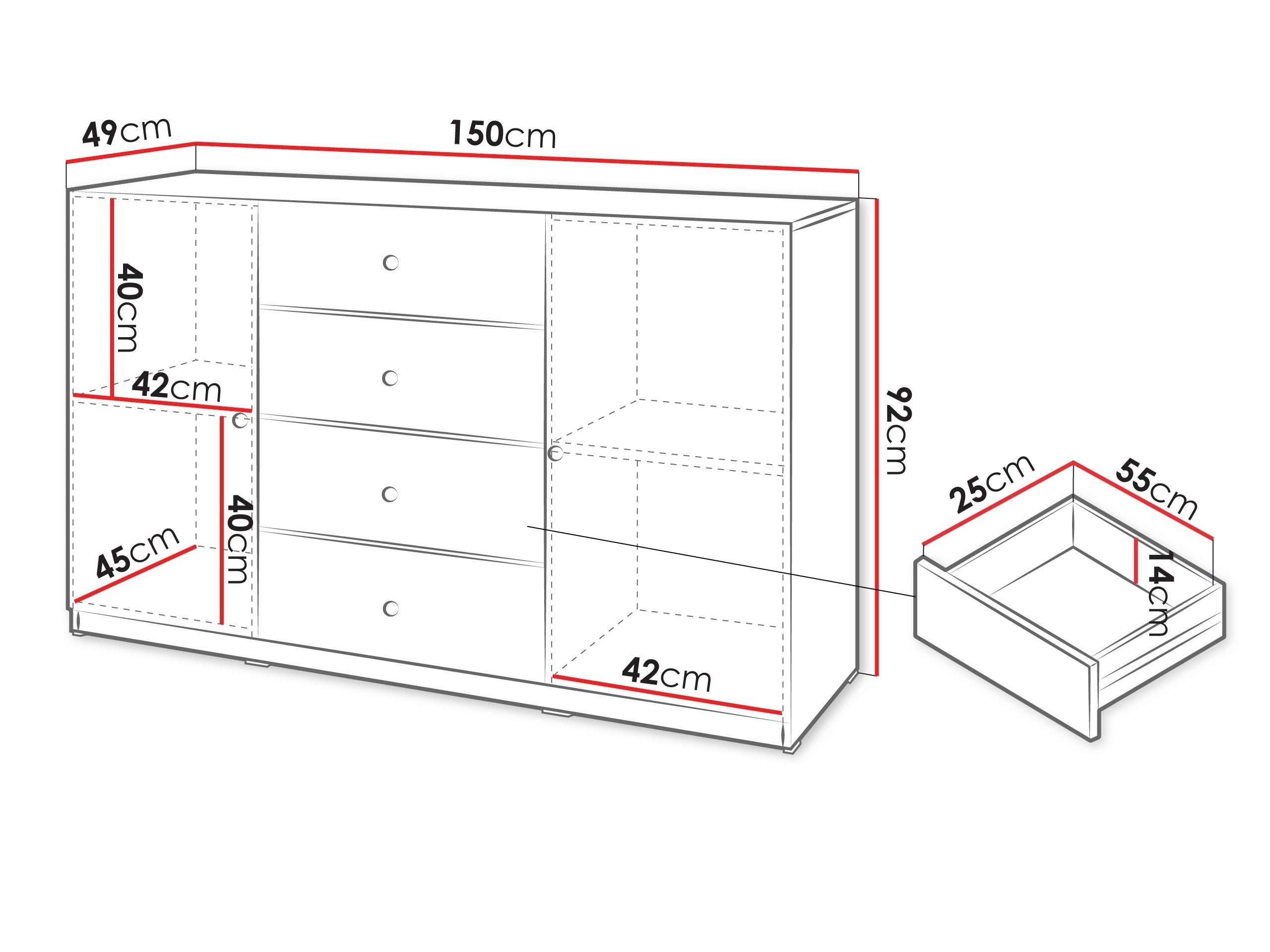 Komód Comfivo Lenitas I