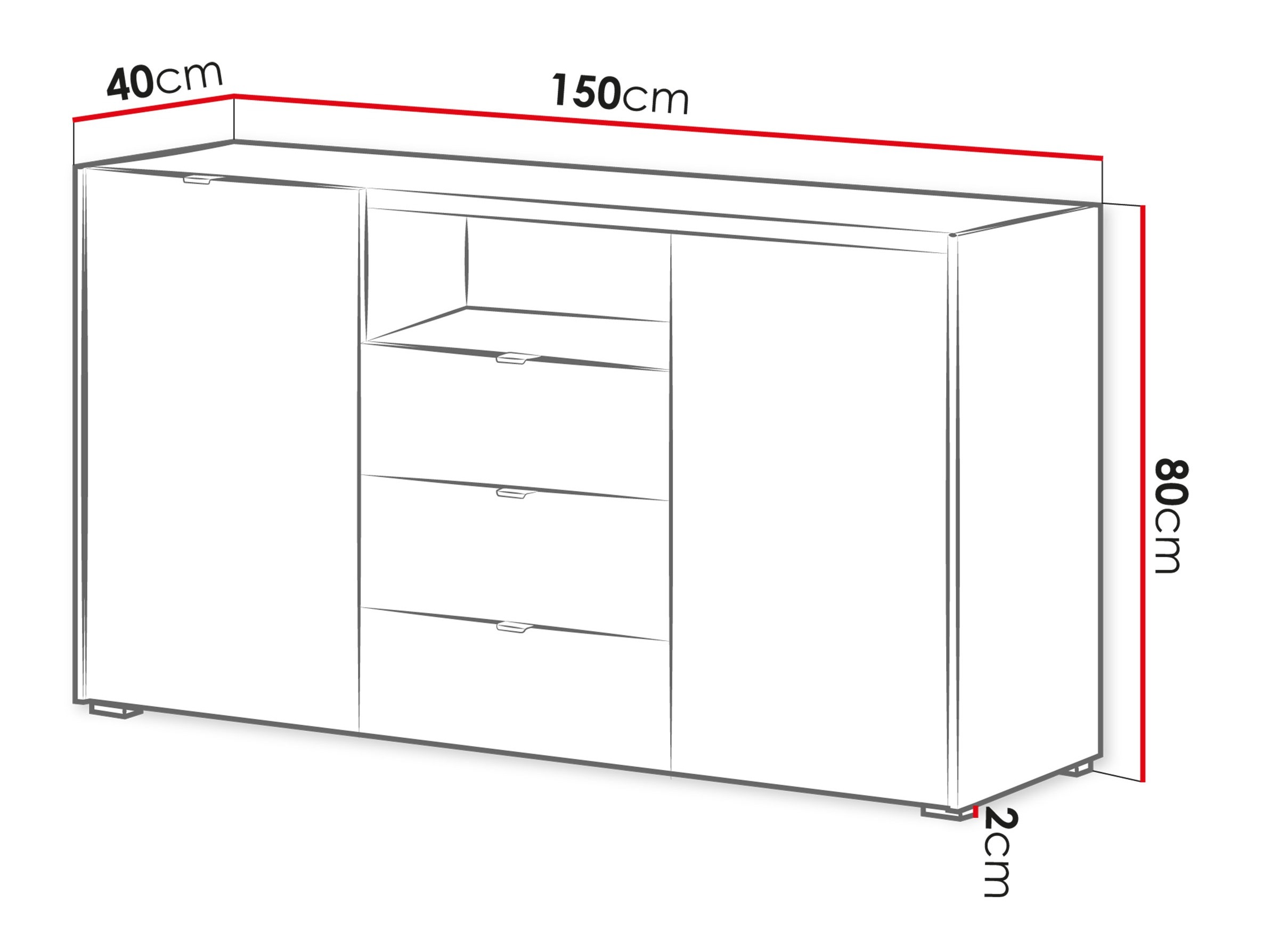 Komód Comfivo Vomoro 101