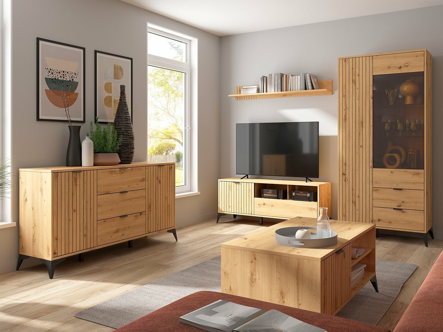 Könyvespolc Ludale 110