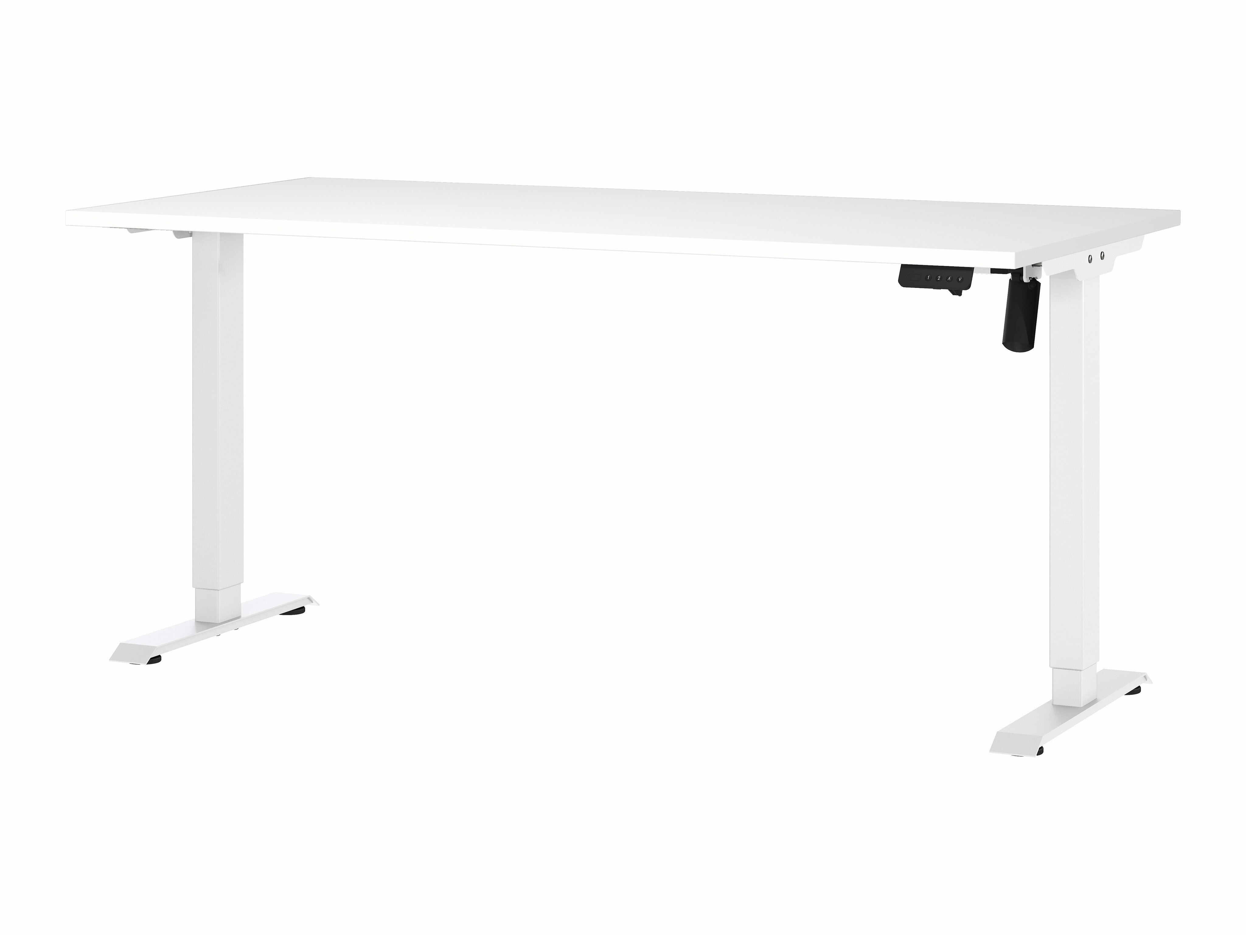Állítható magasságú íróasztal Lartesi 117 (Fehér)