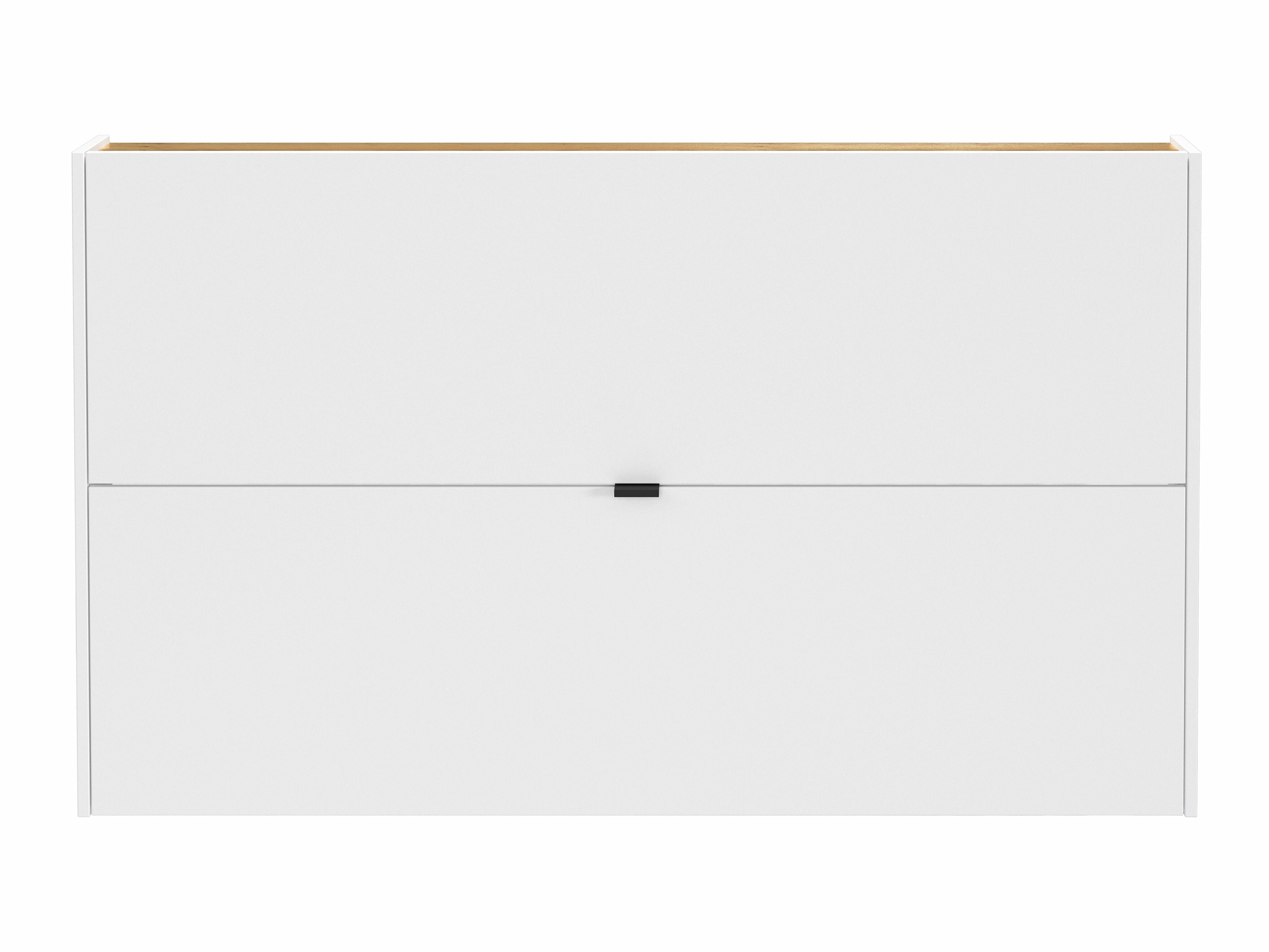 Cipőtároló Cirsale 108 (Fehér + Navarra tölgy)