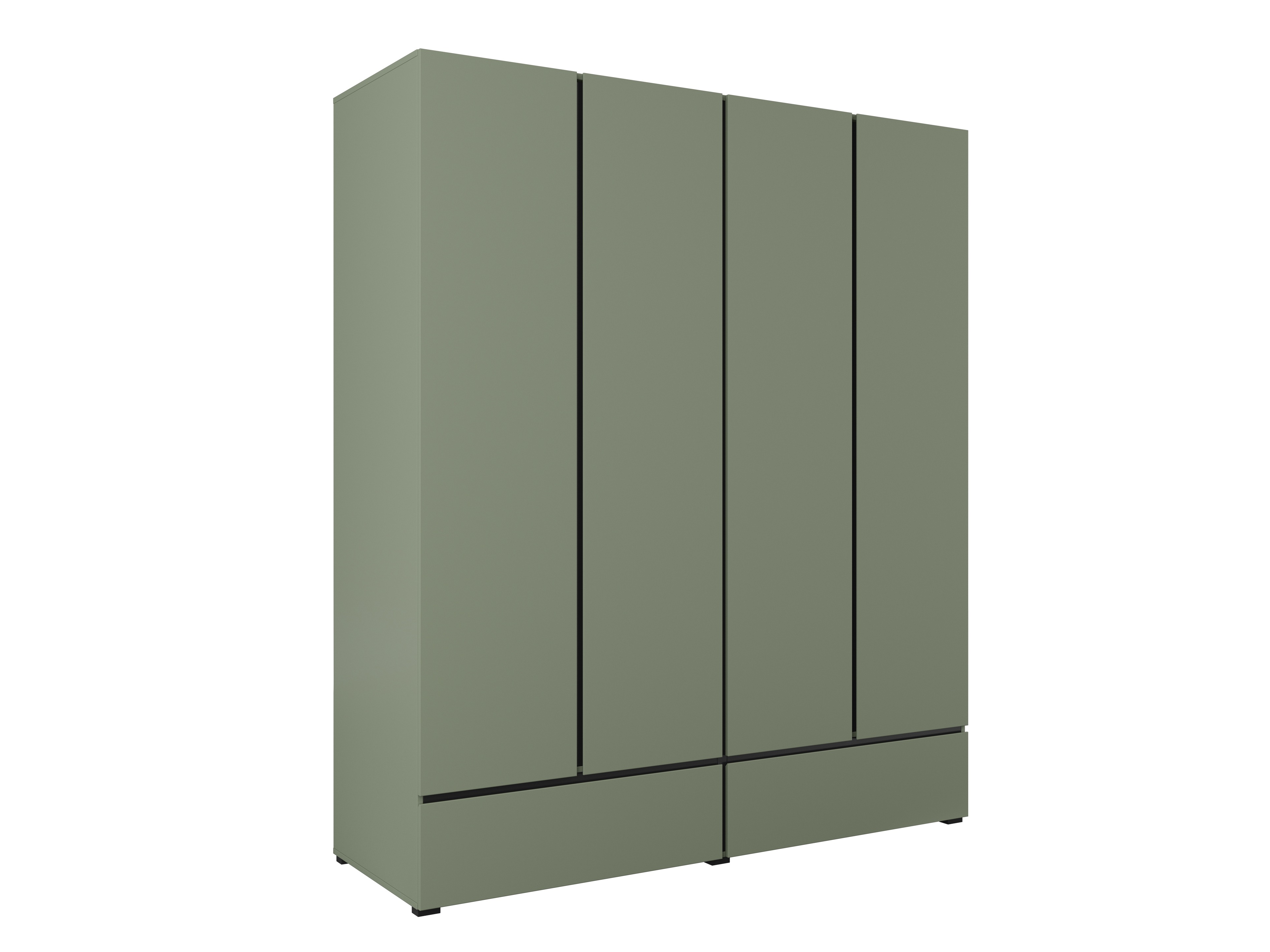 Gardróbszekrény Alfere 119 (Zöld)