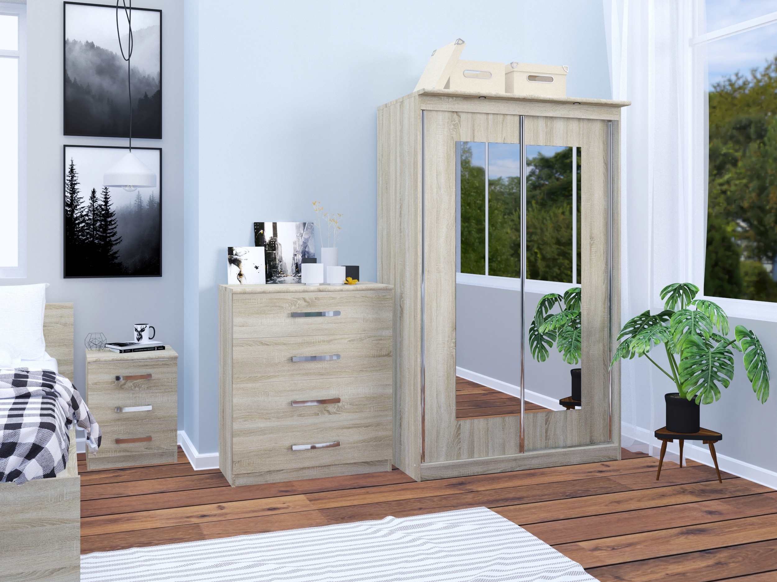 Komód Bristol 150 (Sonoma tölgy)