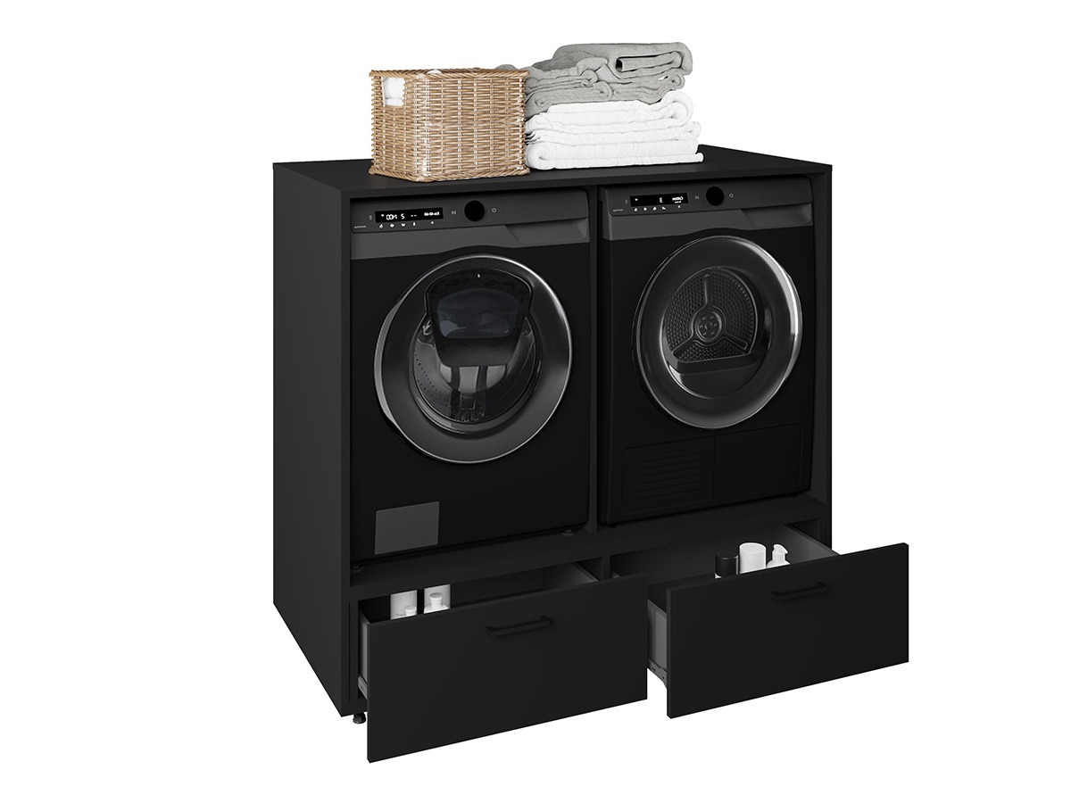 Fürdőszoba polc Austin 368 (Fekete)