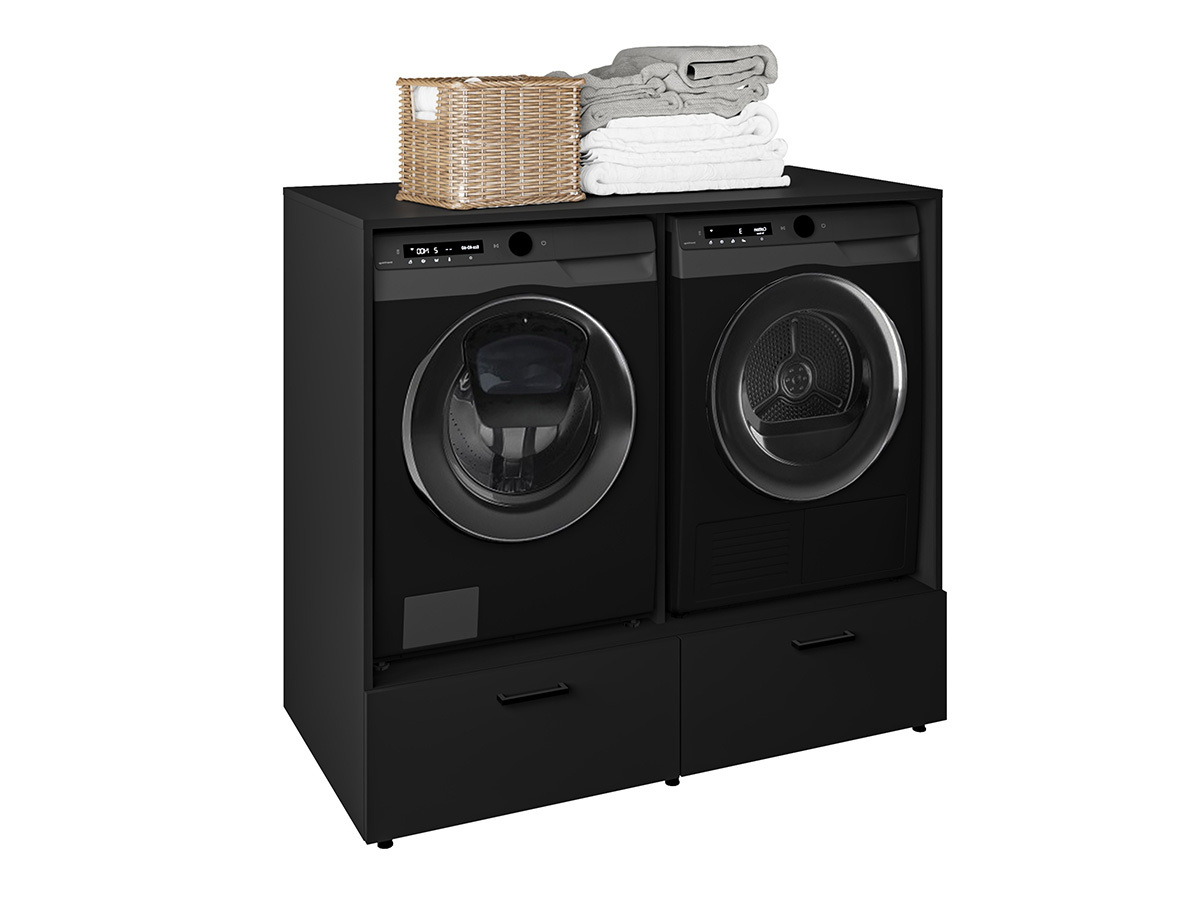 Fürdőszoba polc Austin 368 (Fekete)