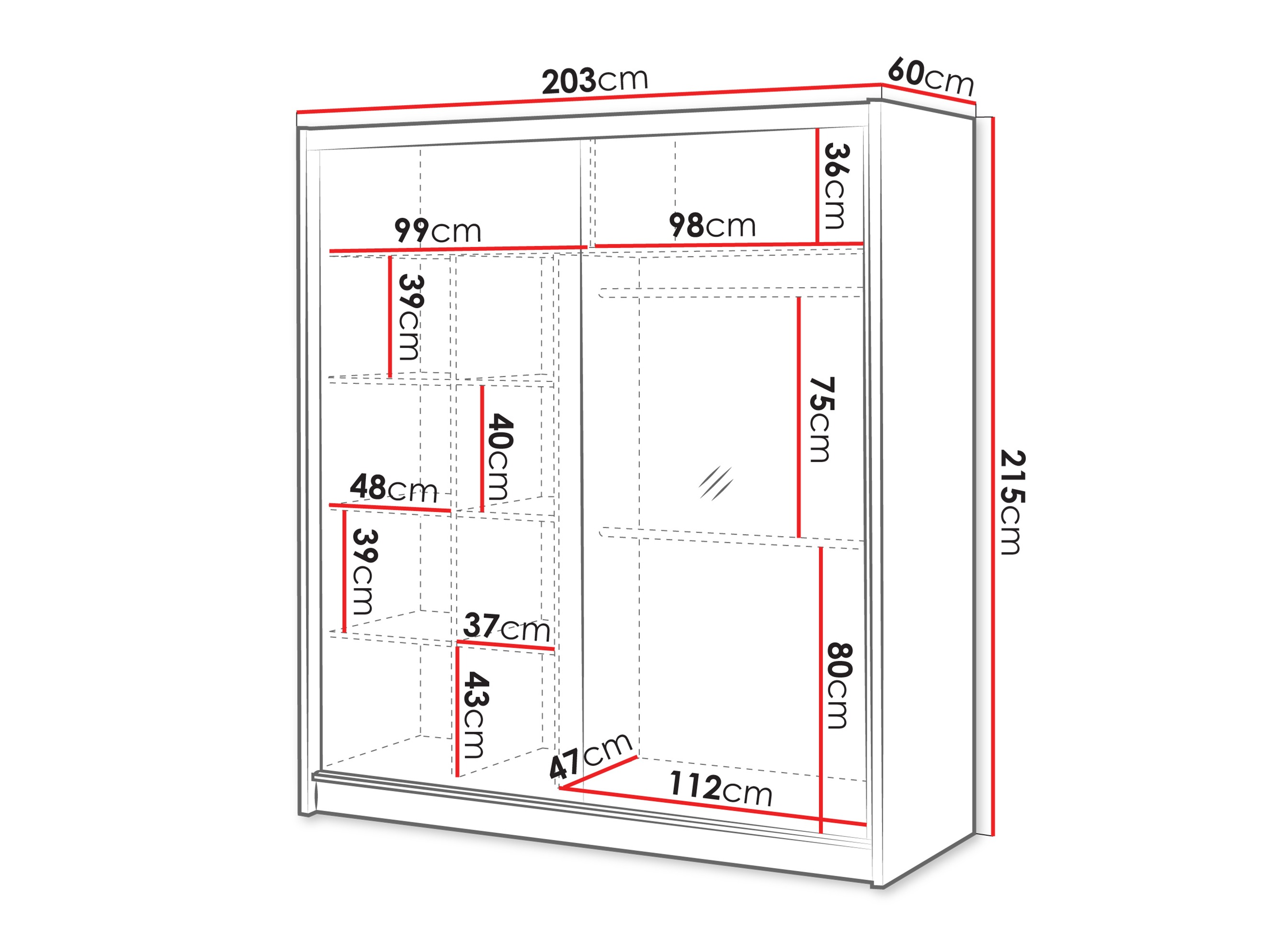 Gardróbszekrény Honolulu 263