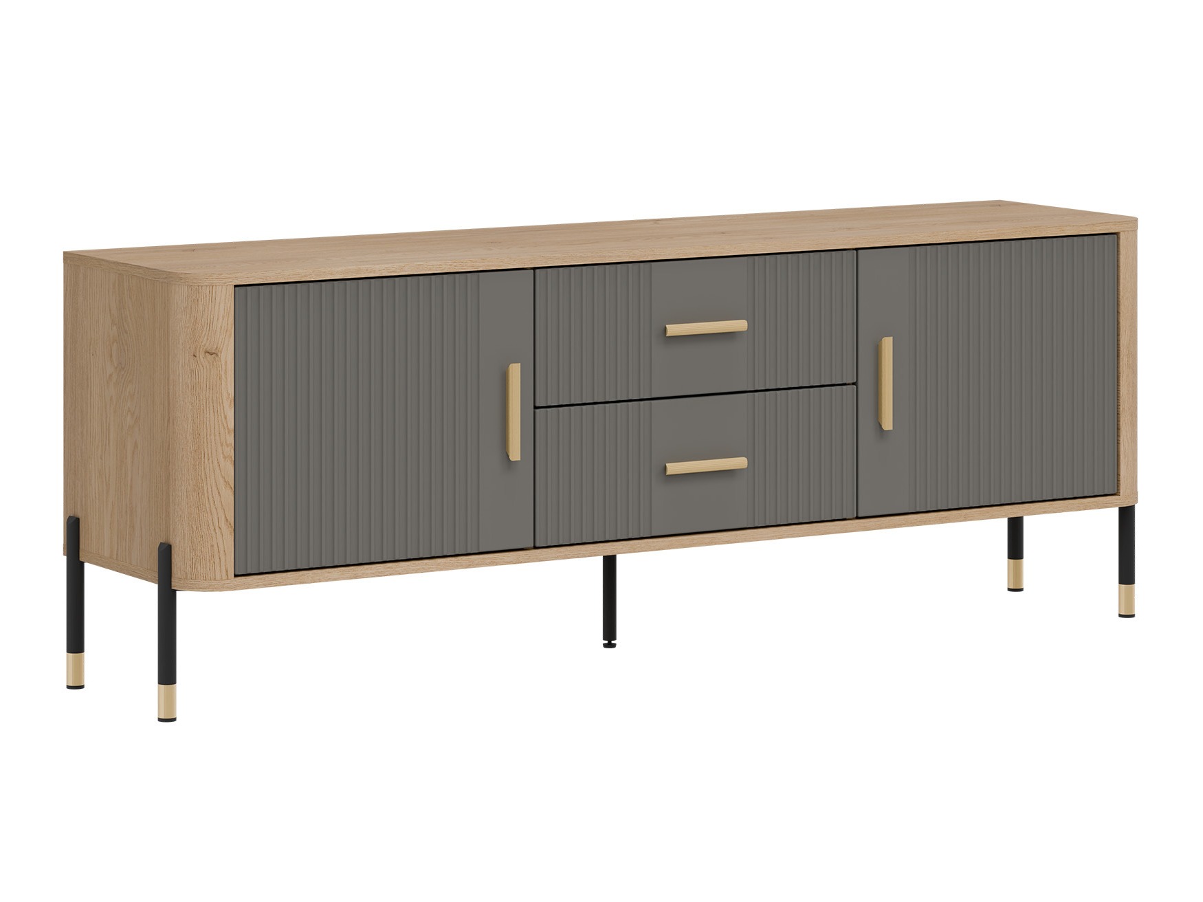 TV-állvány Flosora 103 (Szürke)