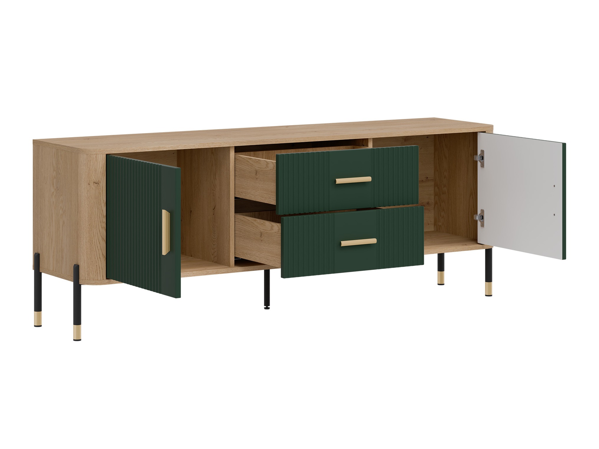 TV-állvány Flosora 103 (Zöld)