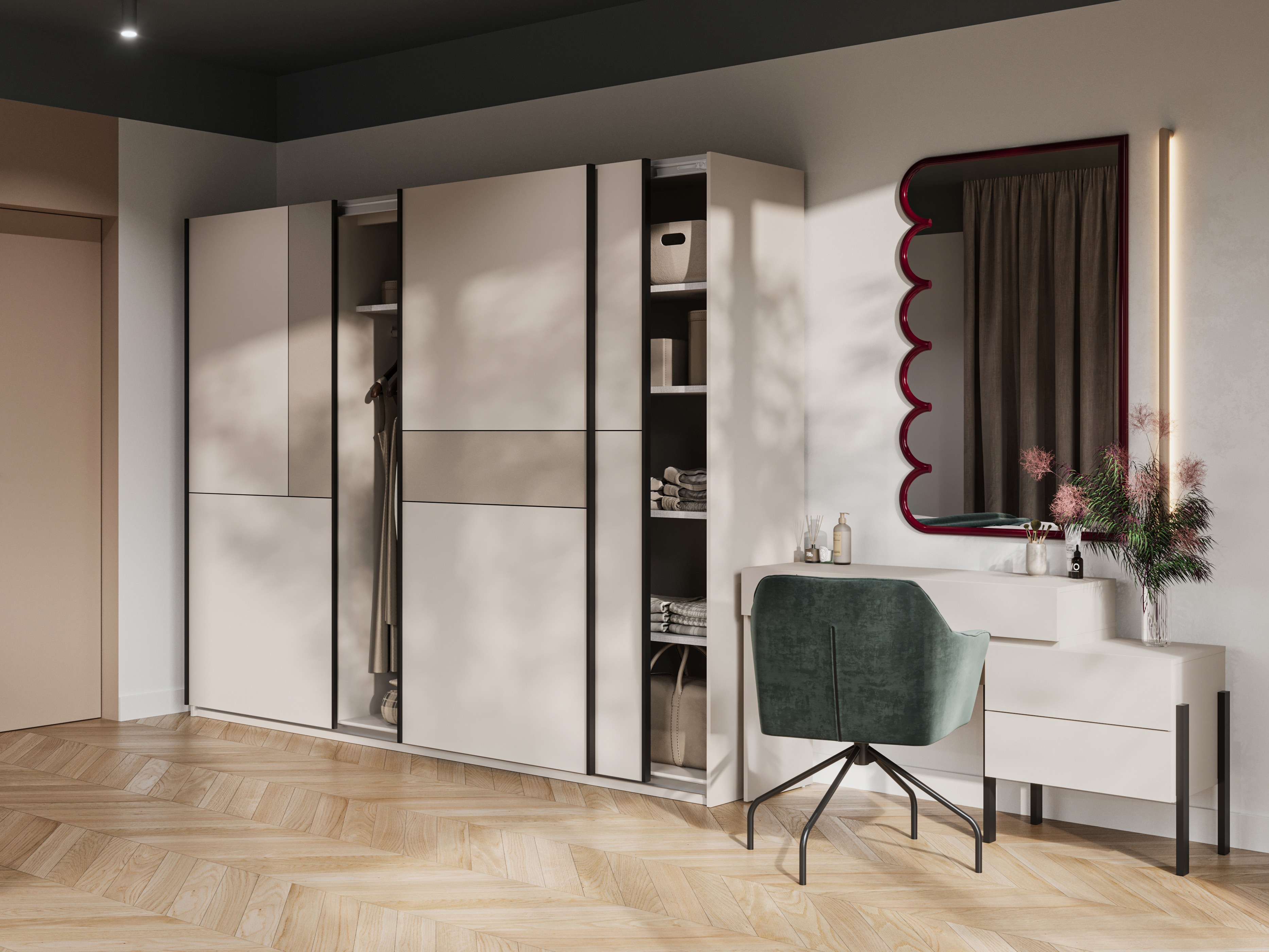 Gardróbszekrény Austin 370 (Kasmír + Congo)