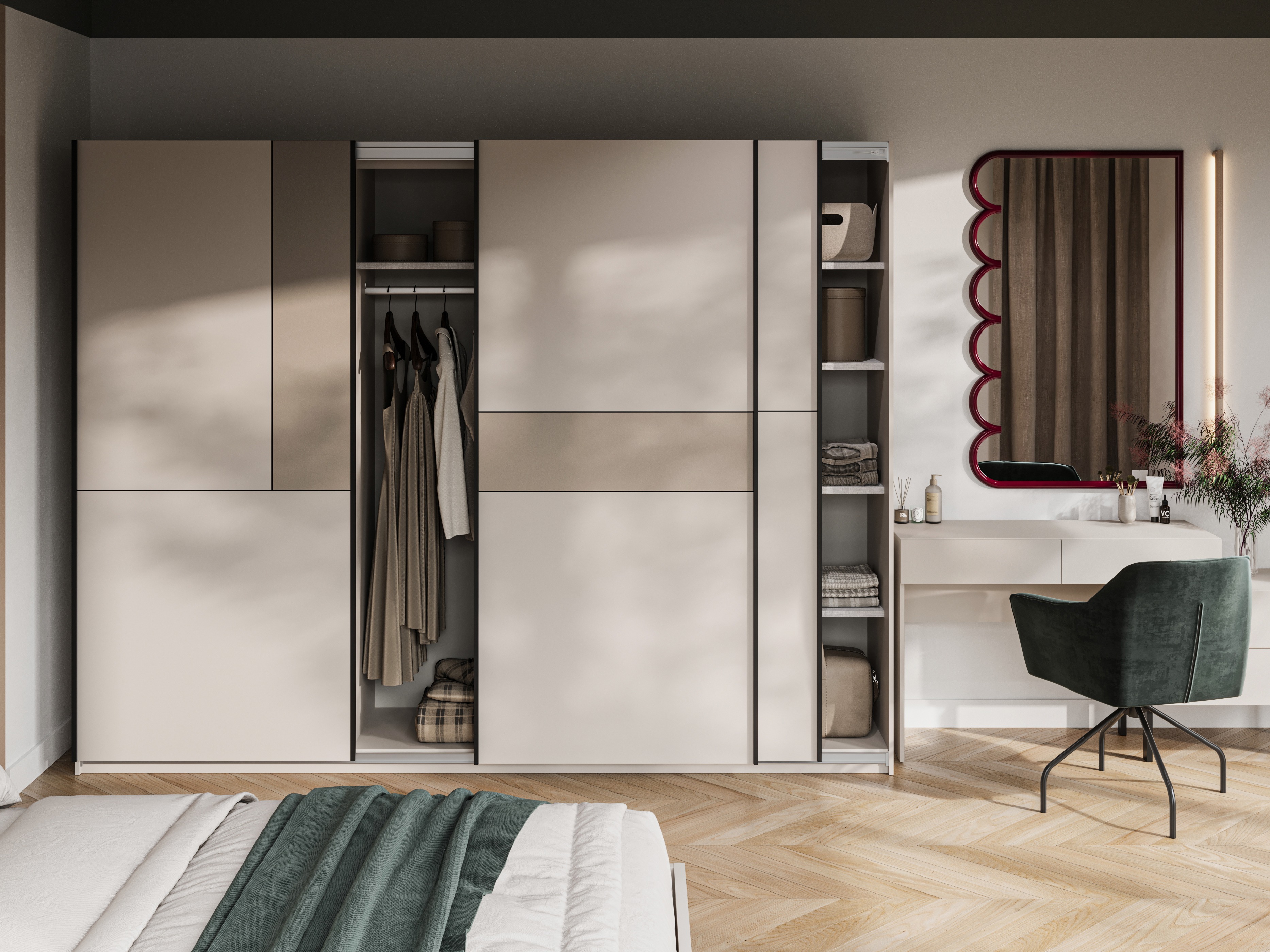 Gardróbszekrény Austin 370 (Kasmír + Congo)