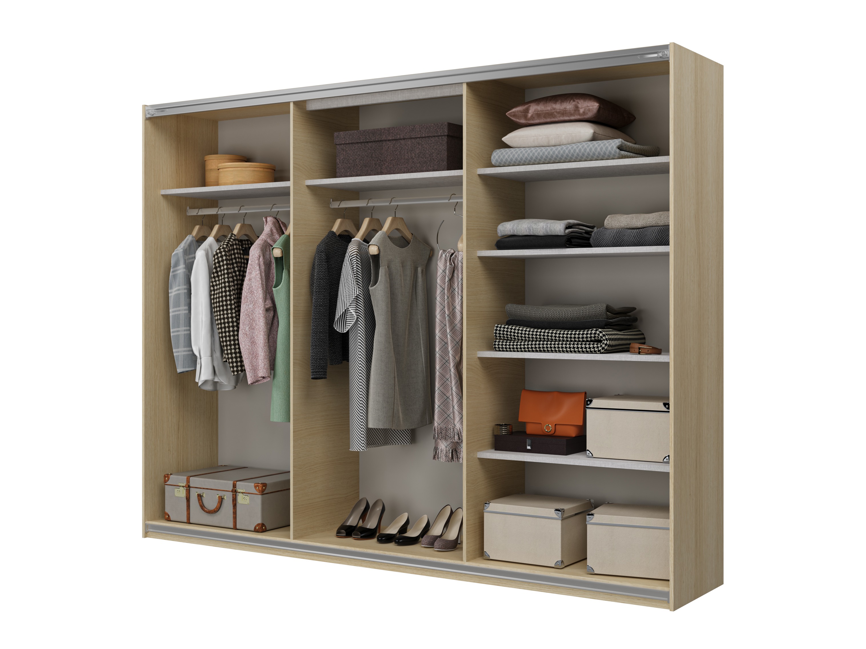 Gardróbszekrény Austin 370 (Tölgy)