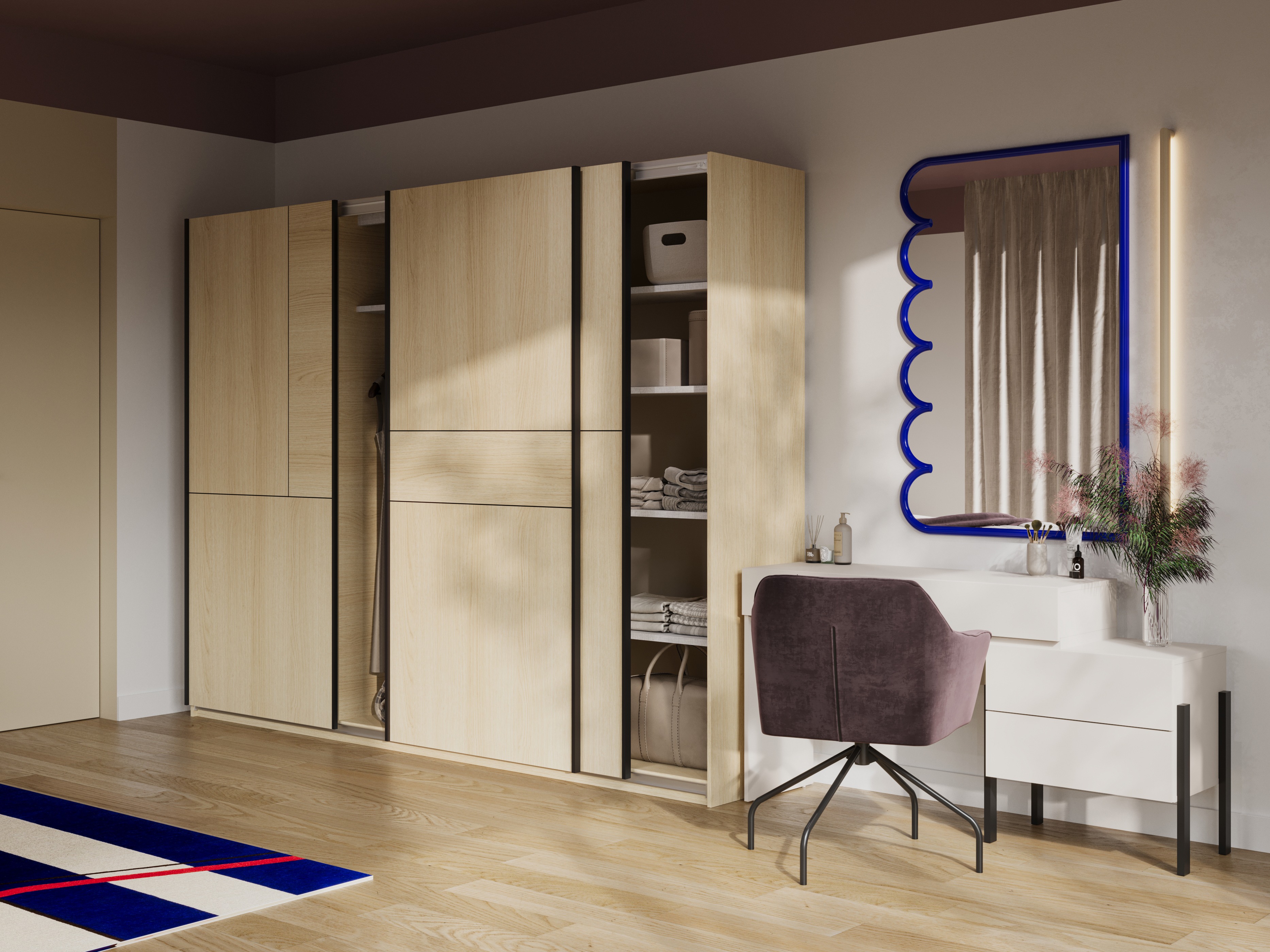 Gardróbszekrény Austin 370 (Tölgy)