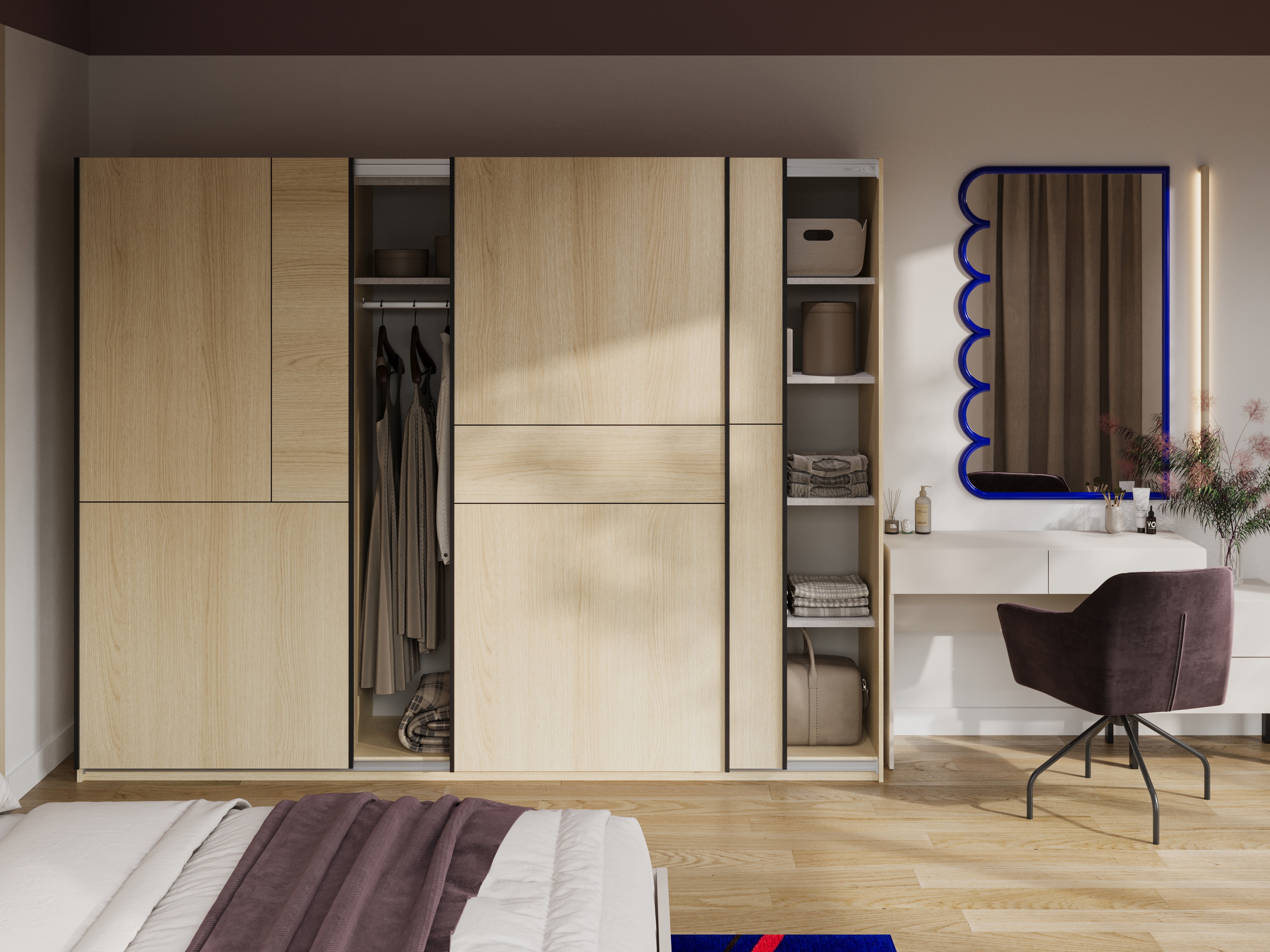 Gardróbszekrény Austin 370 (Tölgy)