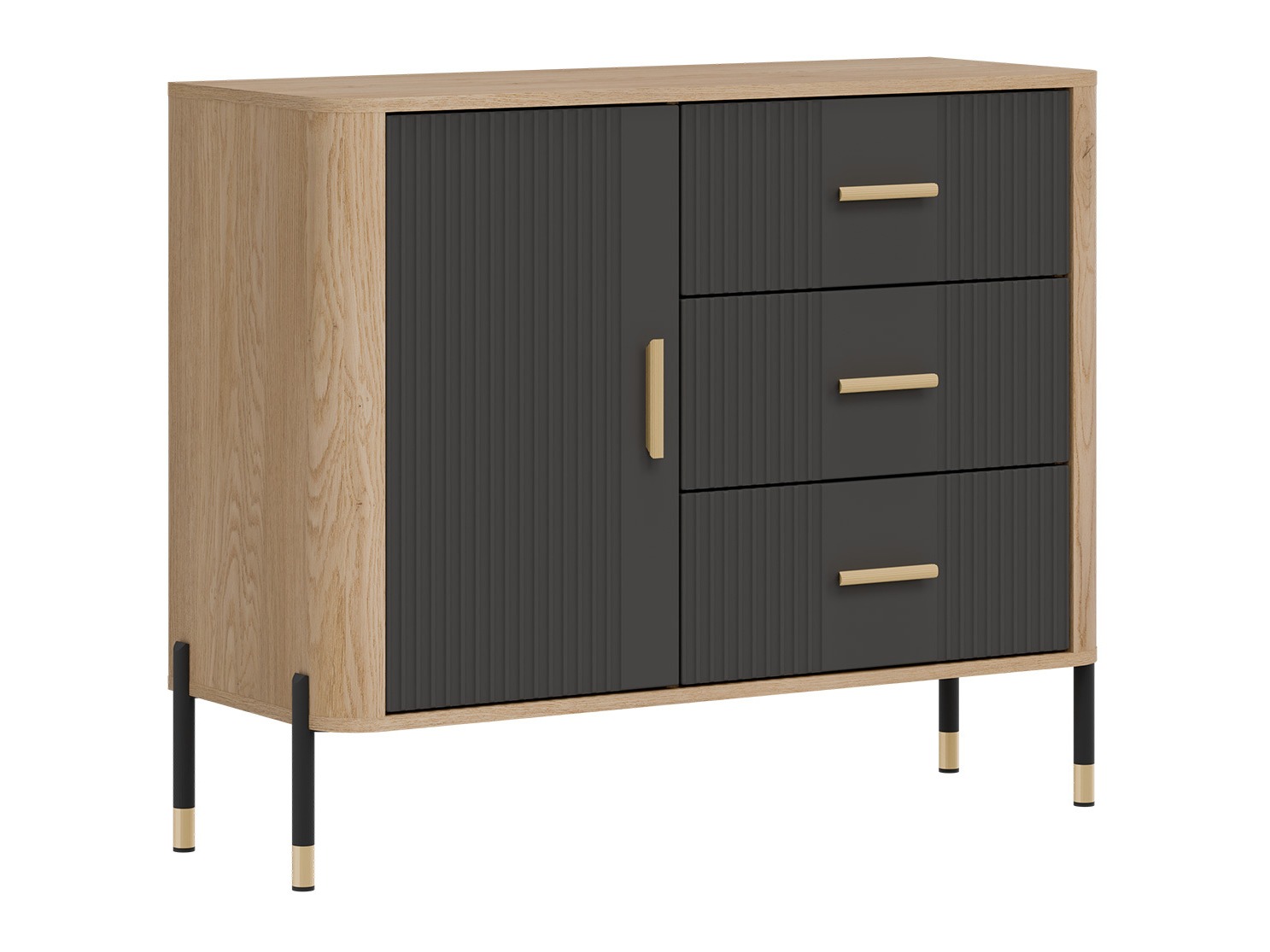 Komód Flosora 107 (Antracit)