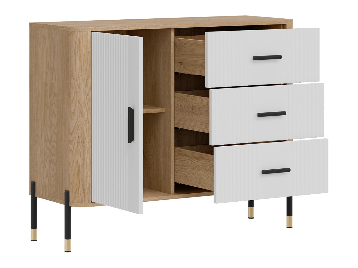 Komód Flosora 107 (Fehér)