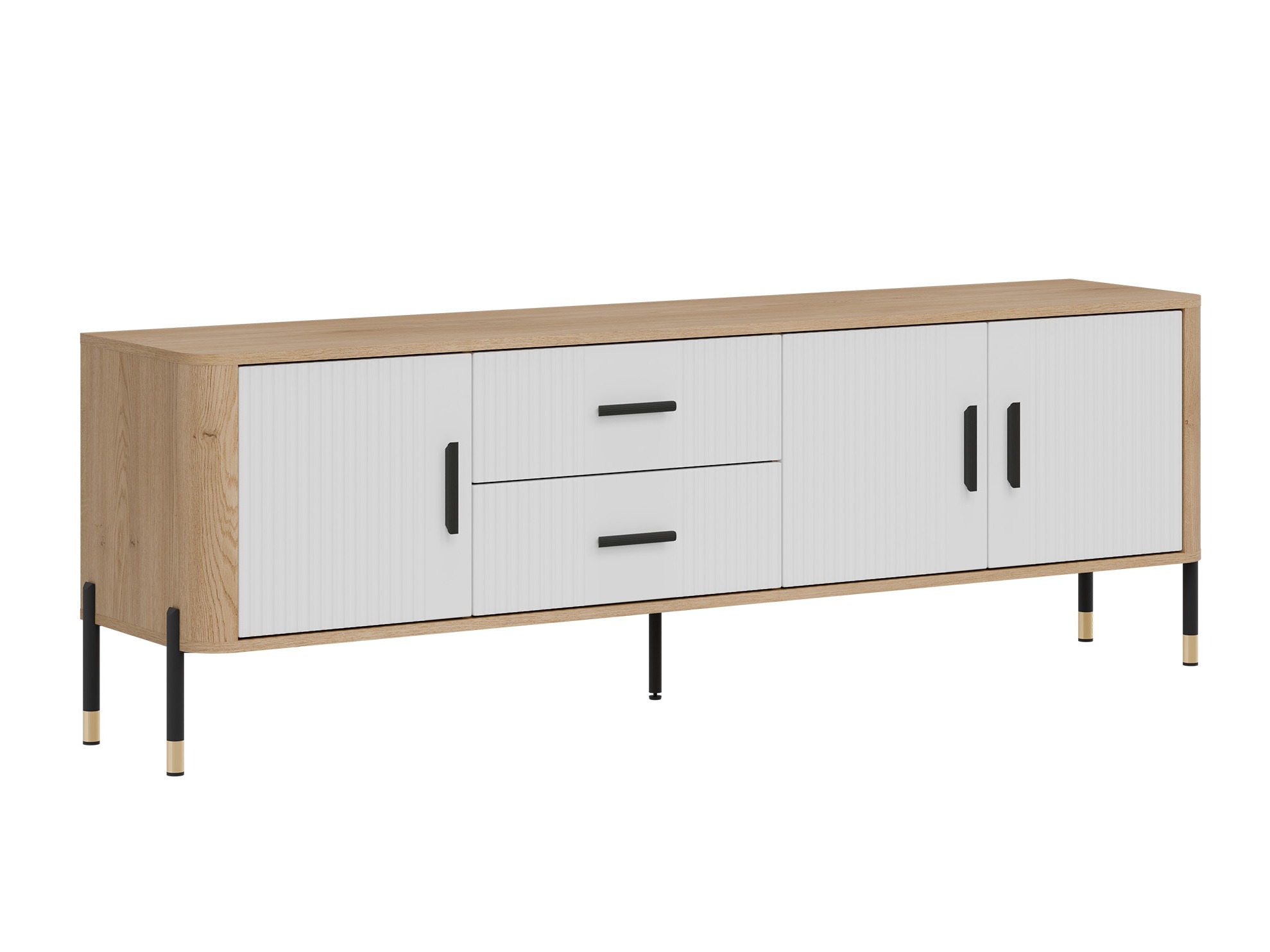 TV-állvány Flosora 105 (Fehér)