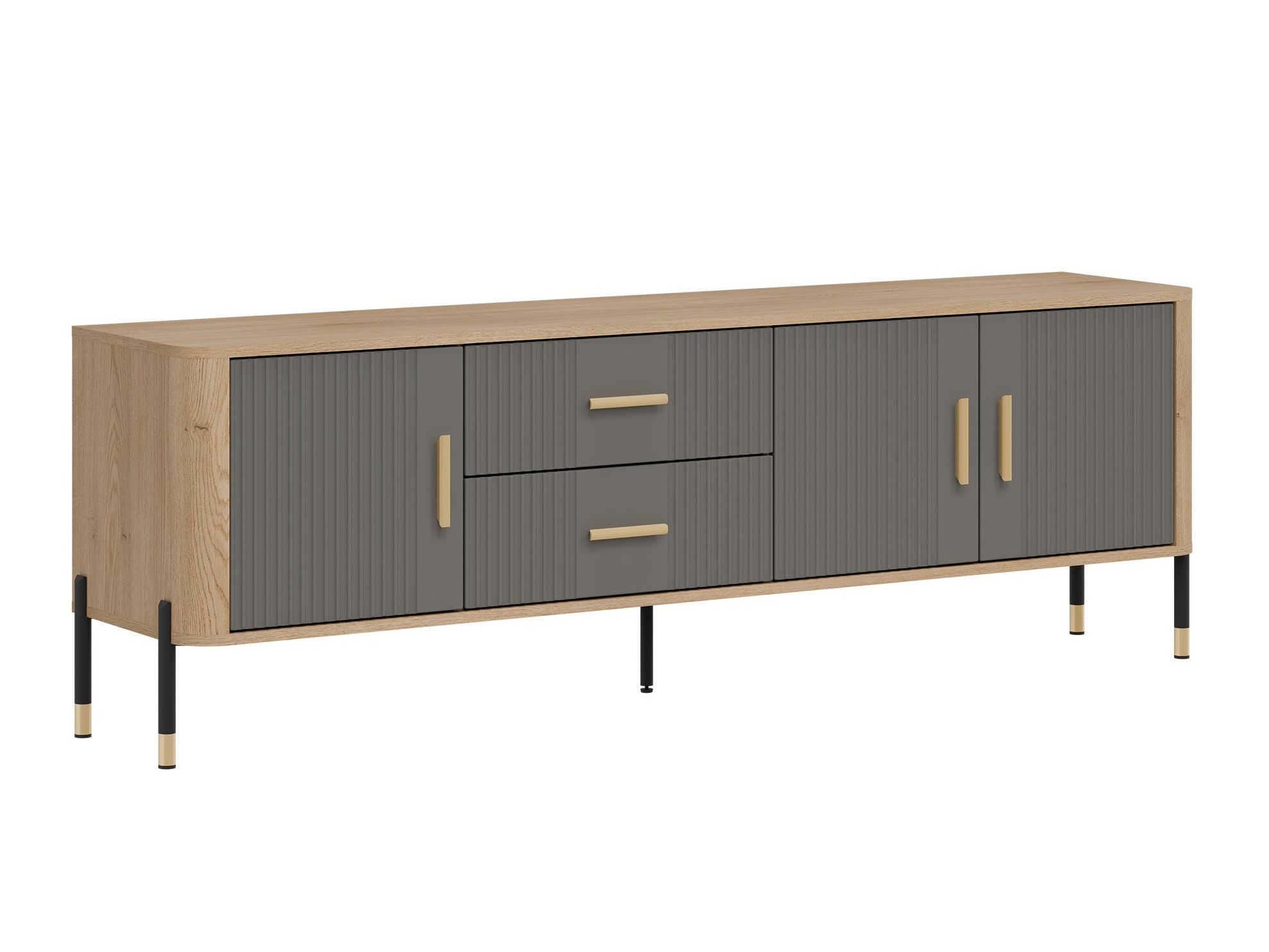 TV-állvány Flosora 105 (Szürke)