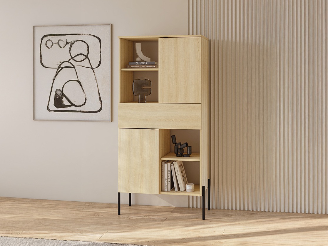 Könyvespolc Levtenu 110 (Tölgy)