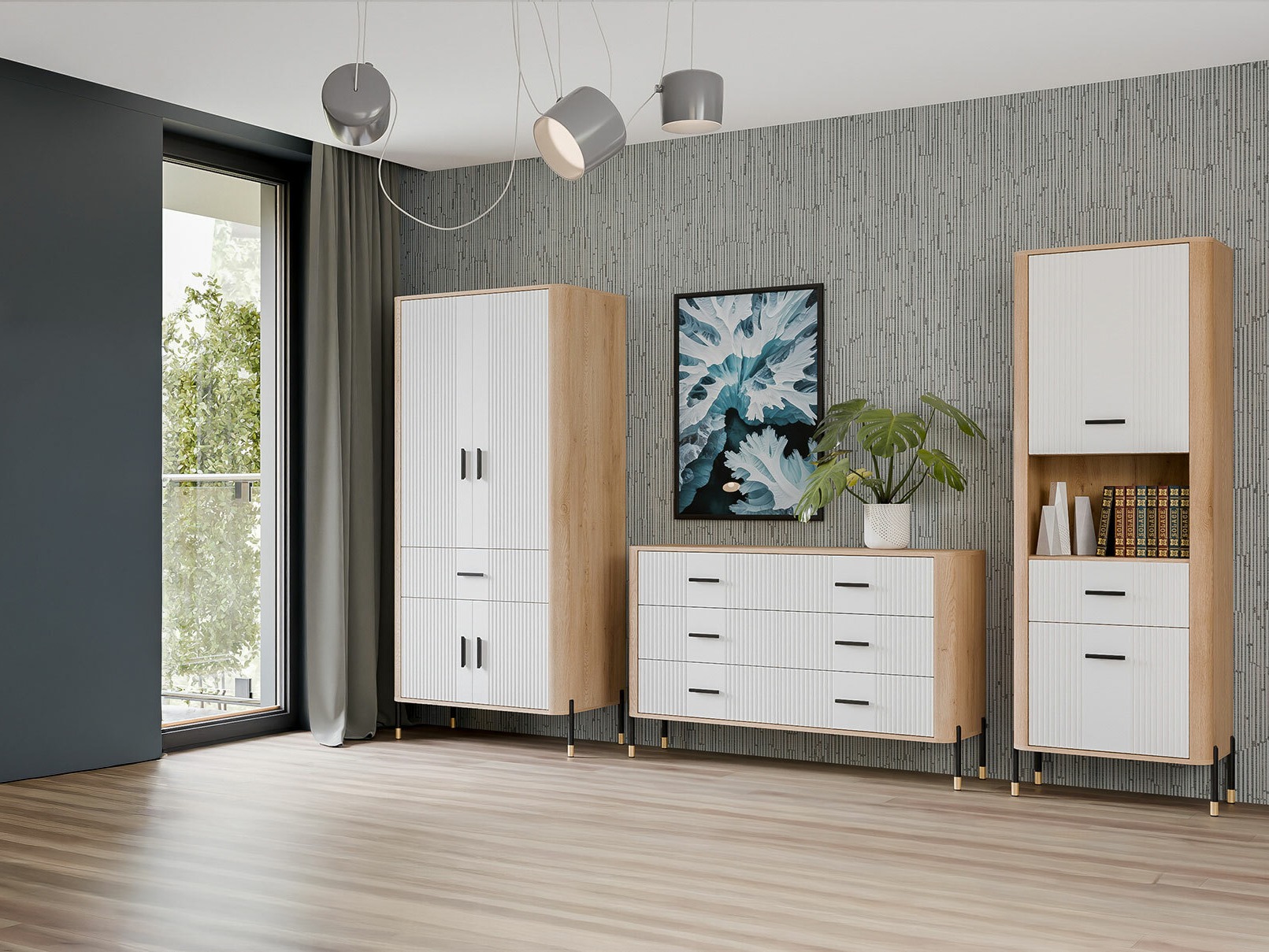 Komód Flosora 111 (Fehér)