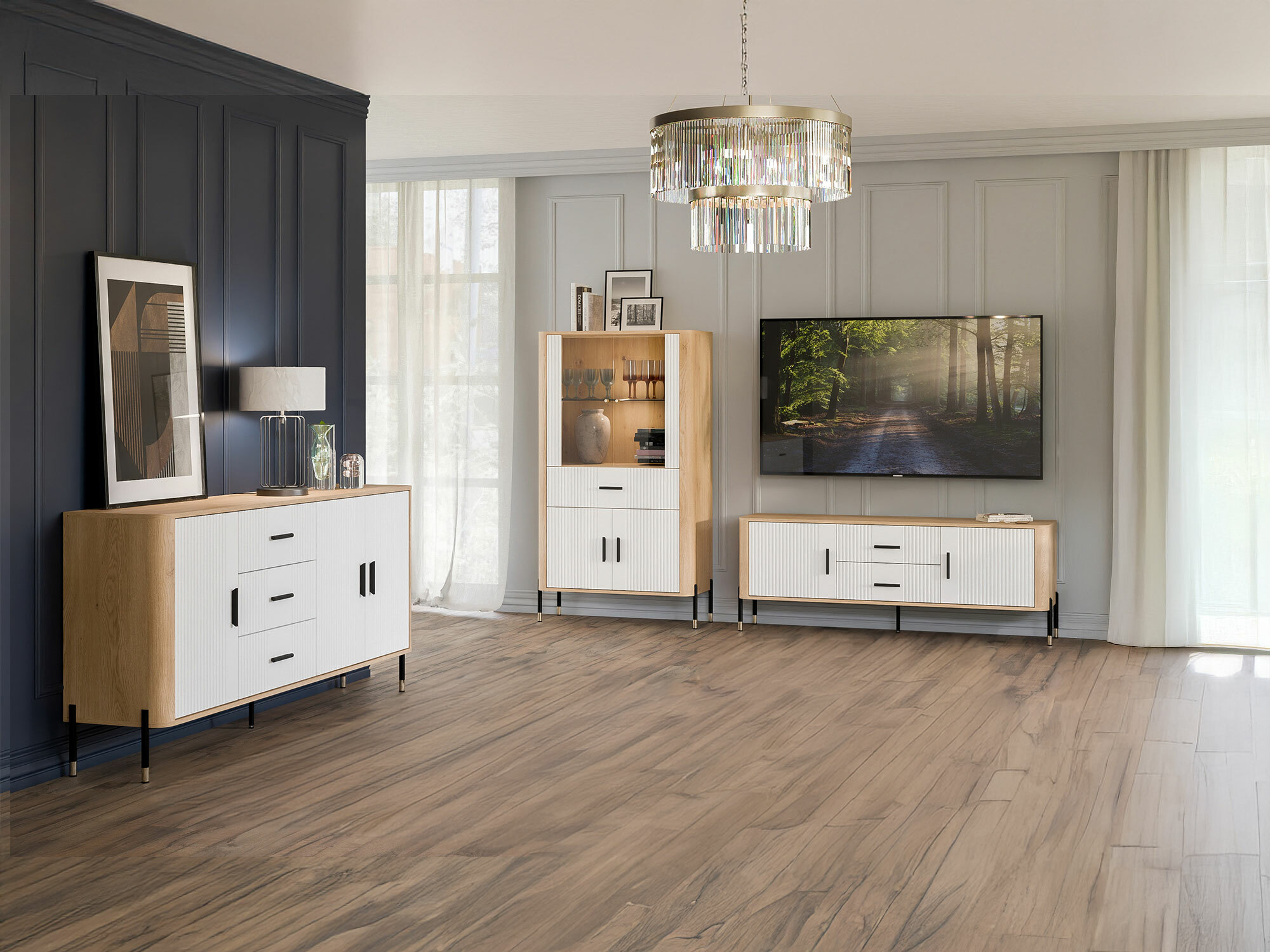 Komód Flosora 115 (Fehér)