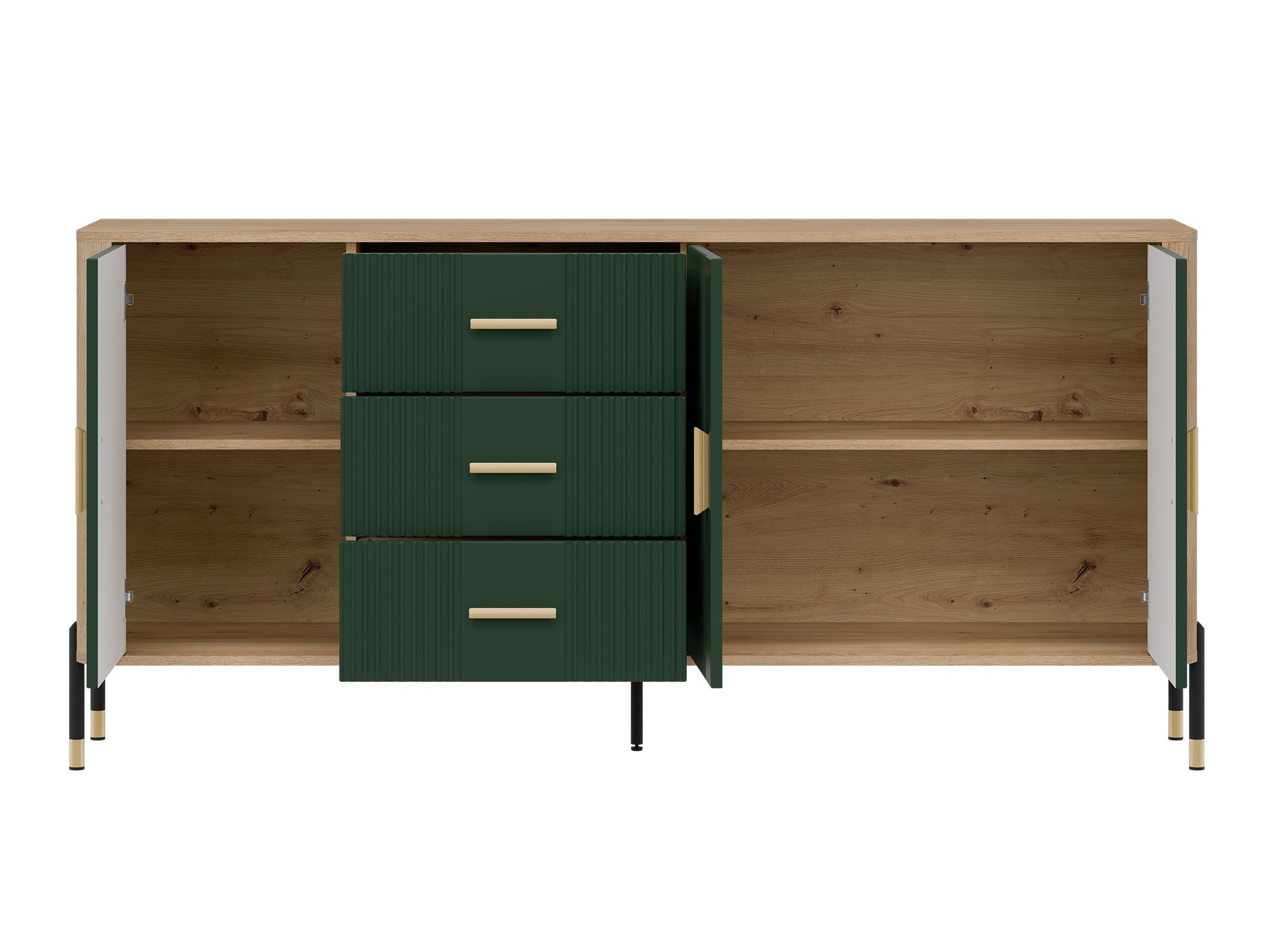 Komód Flosora 115 (Zöld)