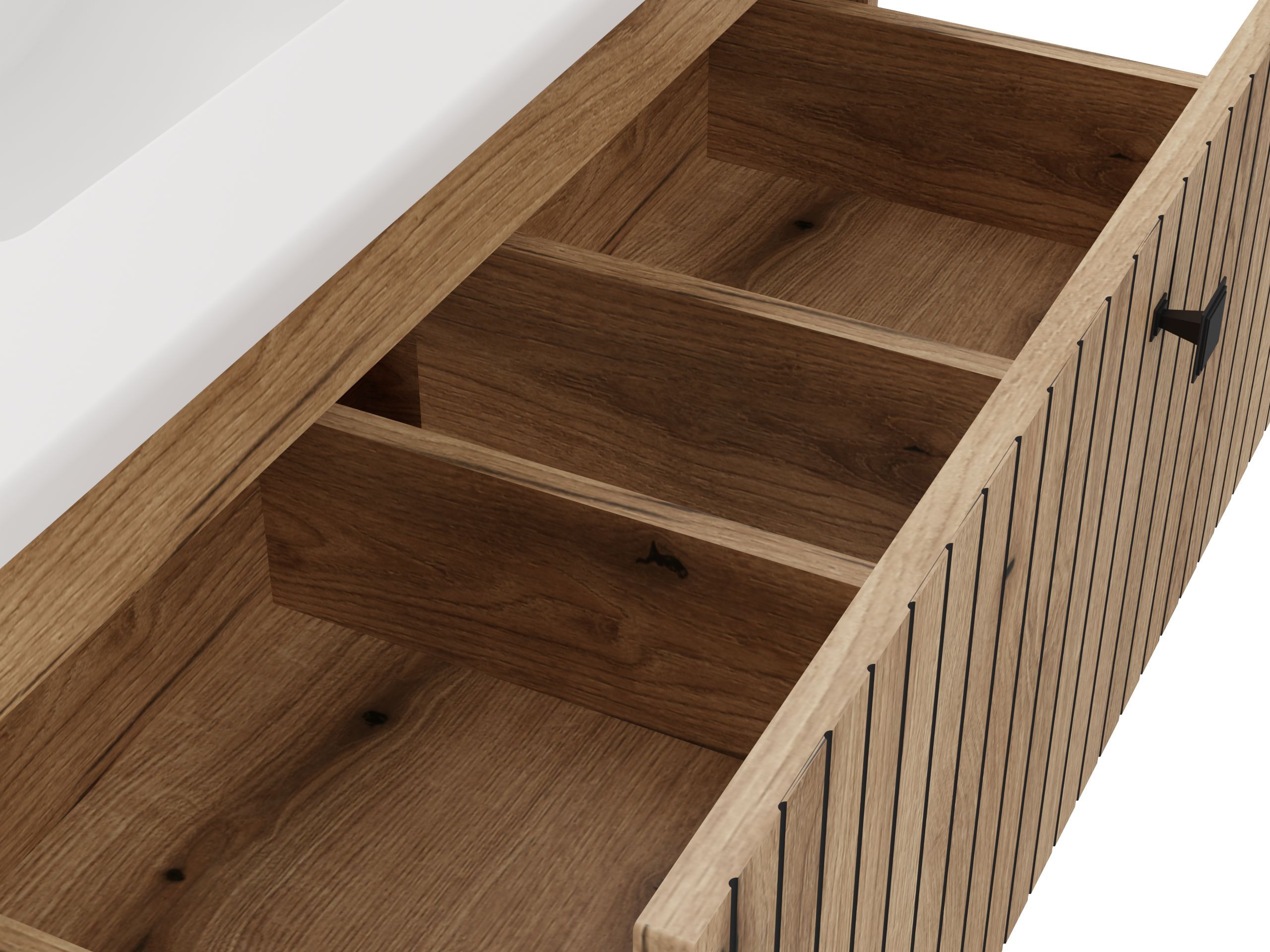 Fali szekrény mosdónak Mandeville 315 (Tölgy)