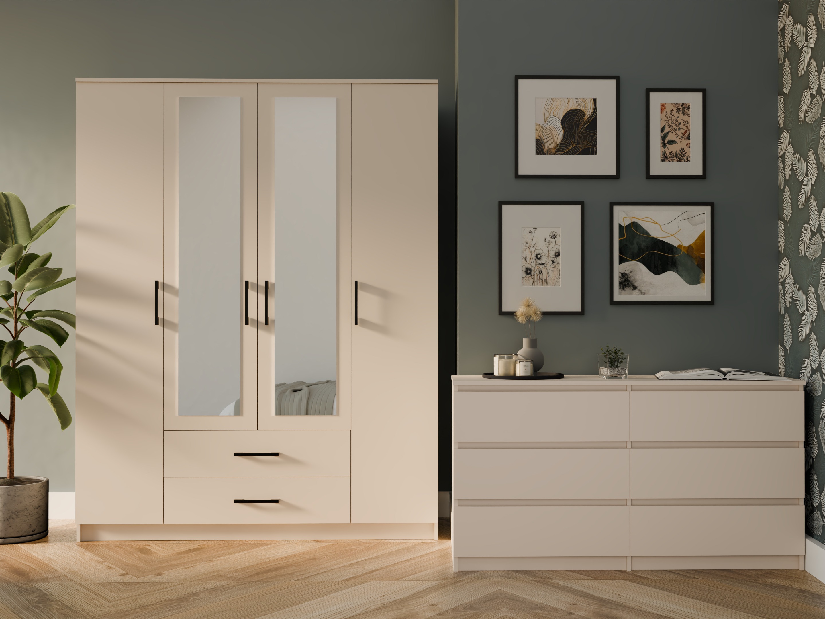 Gardróbszekrény Mandeville 117 (Kasmír)