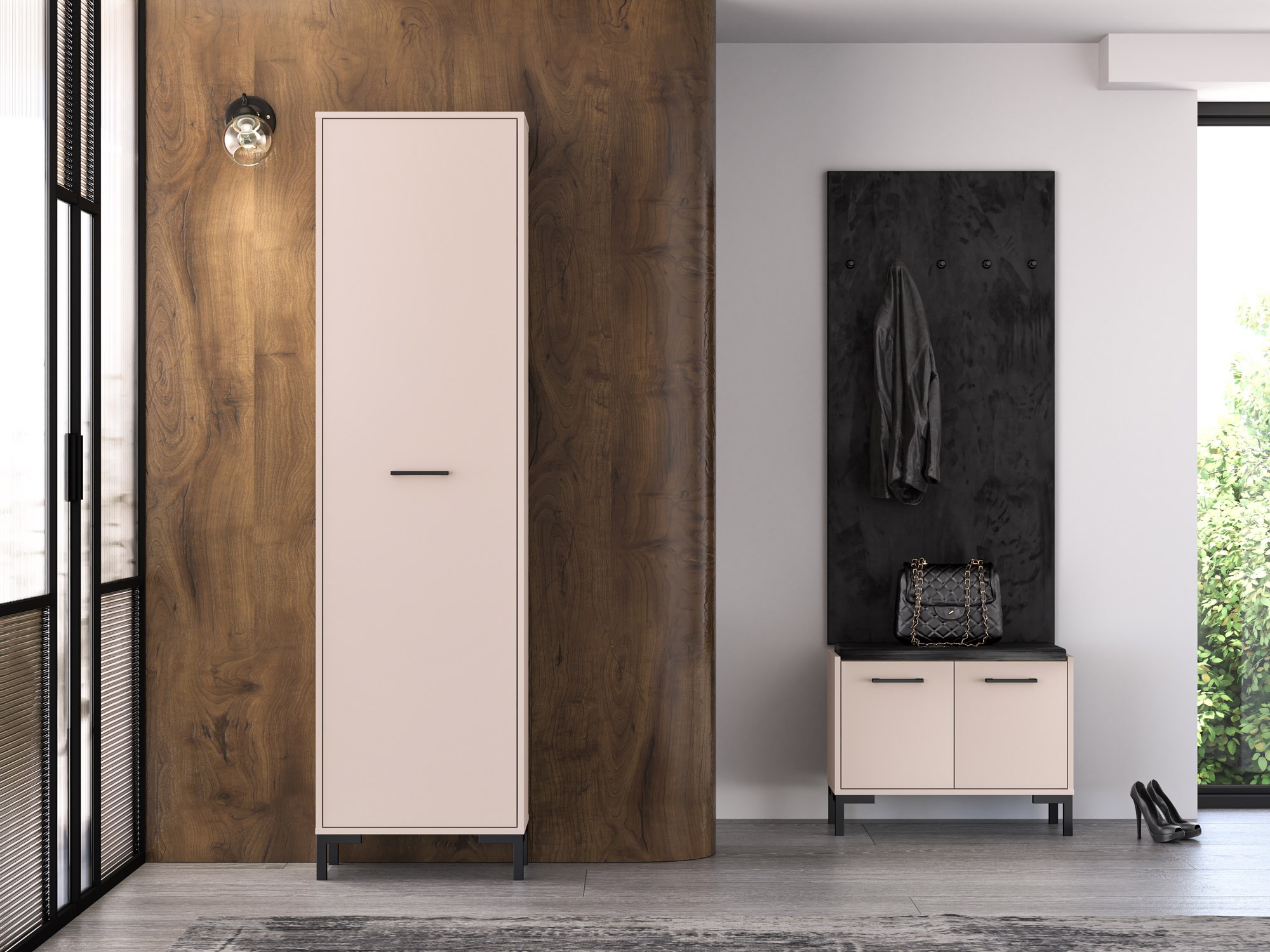 Gardróbszekrény Fiolevo 100