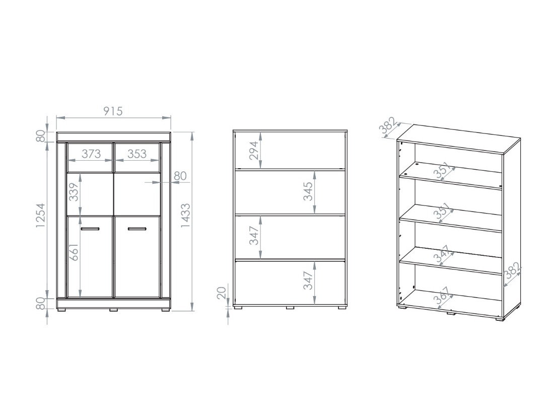Könyvespolc Enolevi 101