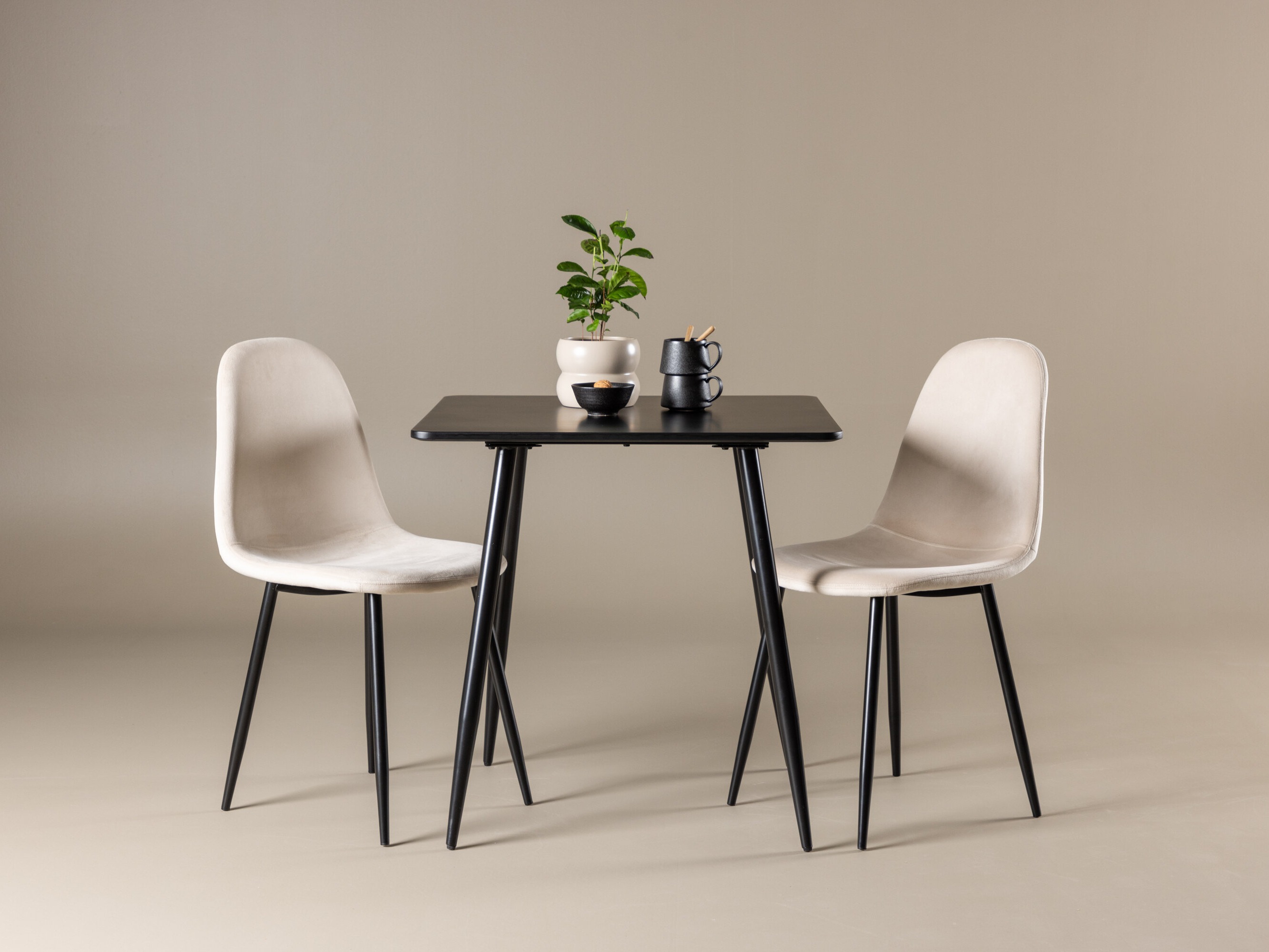 Étkezőgarnitúra Dallas 4909 (Bézs + Fekete)