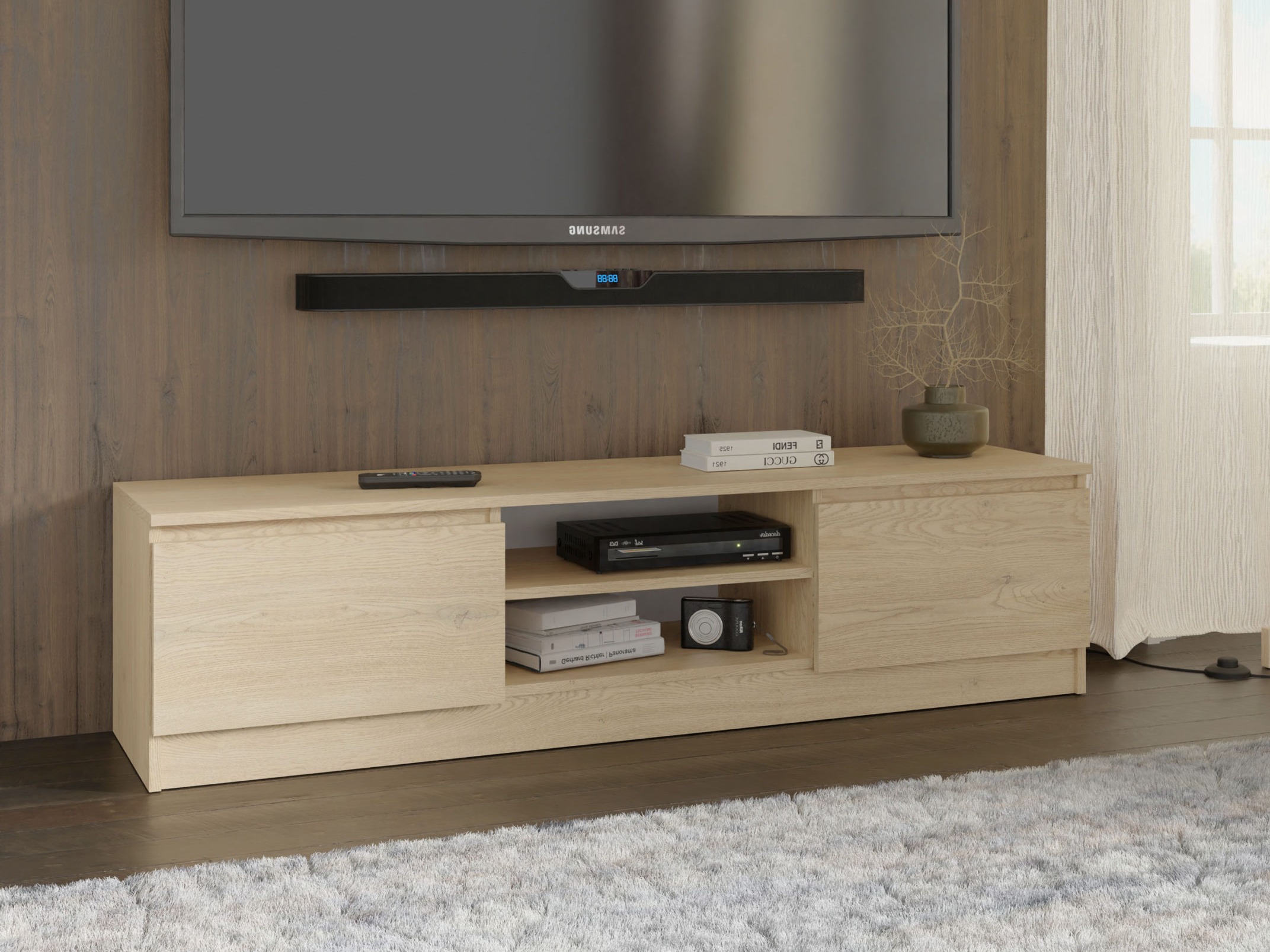 TV-állvány Buffalo 198 (Tölgy)