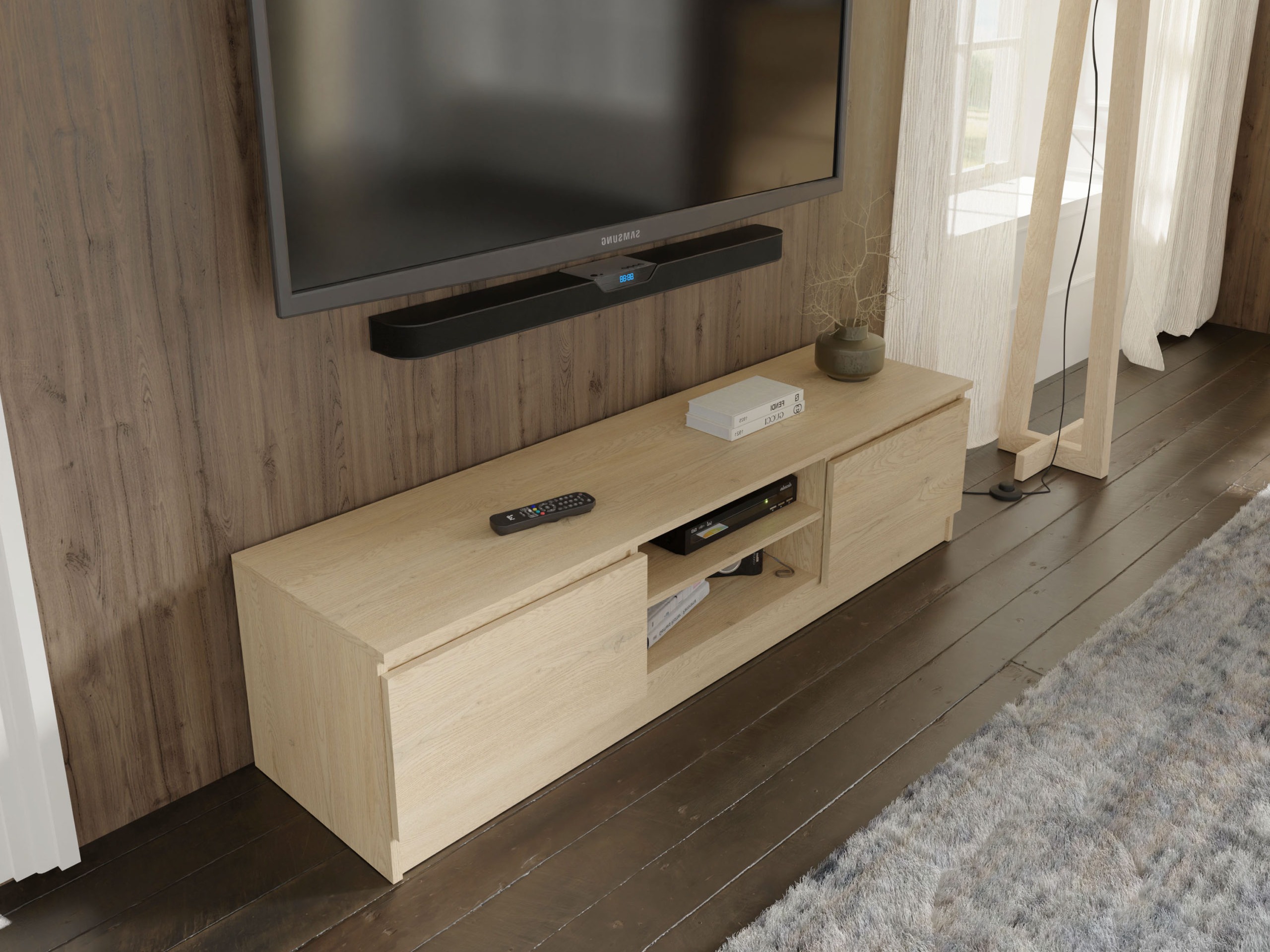 TV-állvány Buffalo 198 (Tölgy)