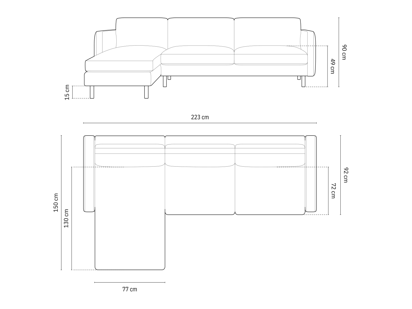 Sarokkanapé Delavie 103 (Puente 06)