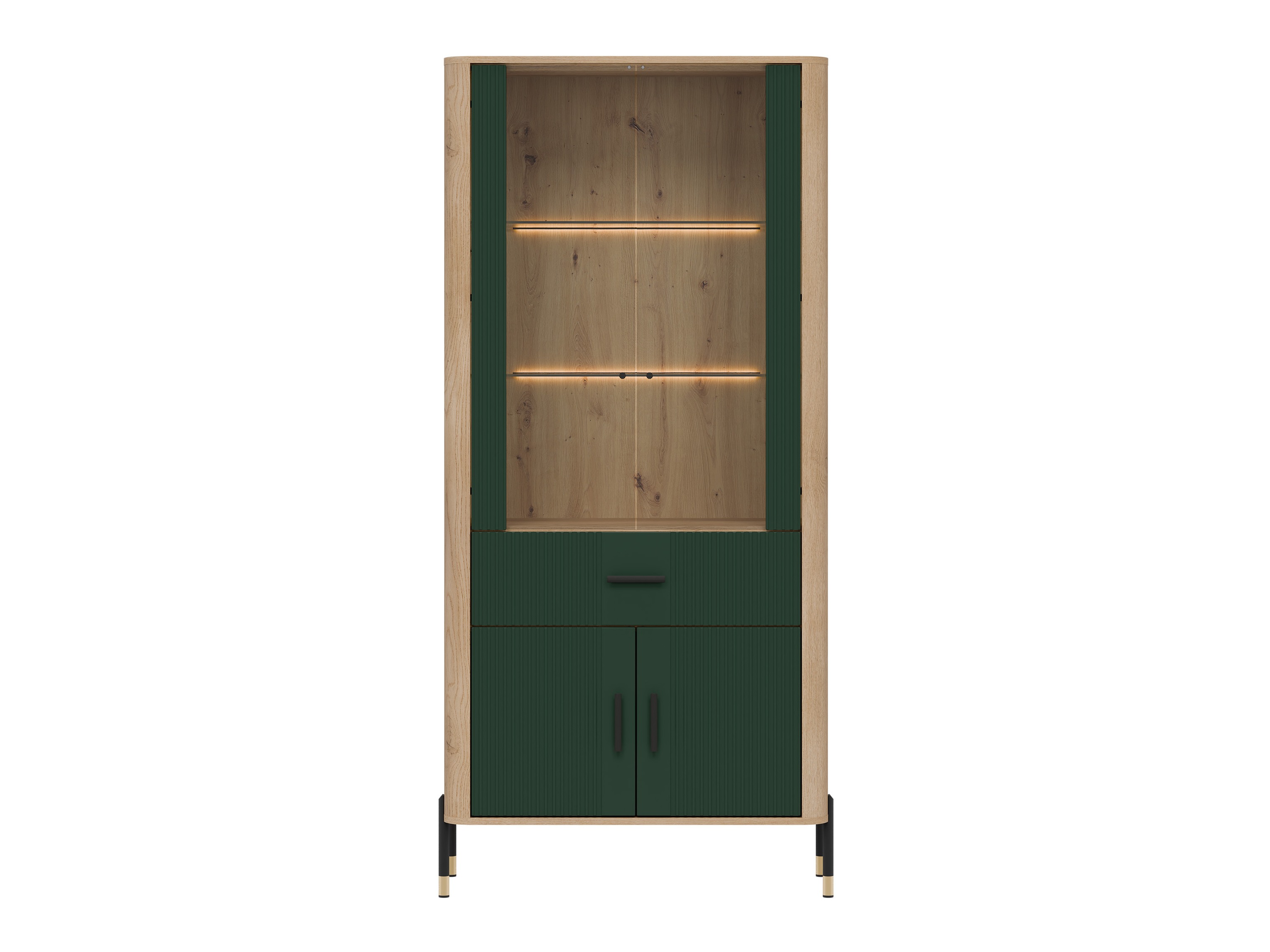 Könyvespolc Flosora 129 (Zöld)