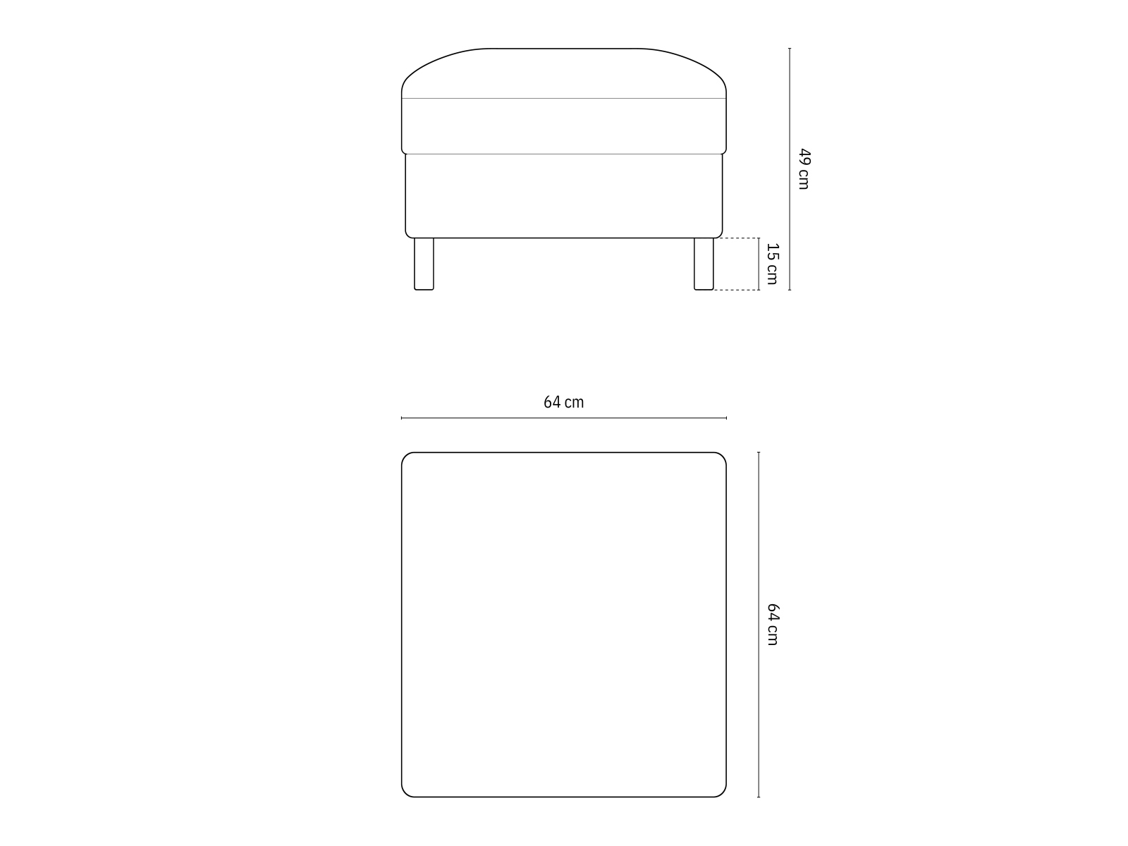 Puff Delavie 107 (Paris Forest)