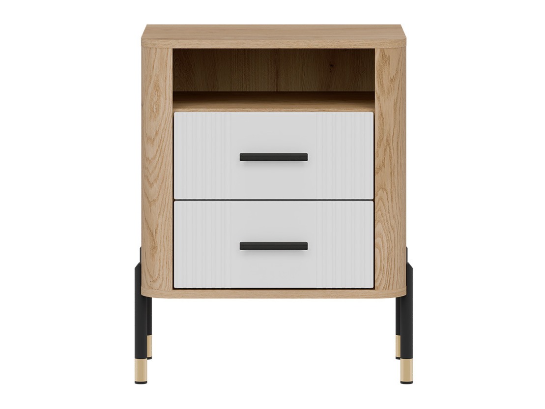 Éjjeliszekrény Flosora 142 (Fehér)