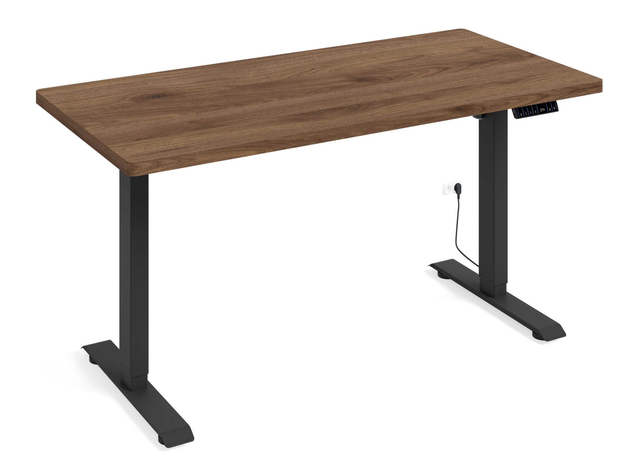 Állítható magasságú íróasztal Buffalo 184 (Fekete)