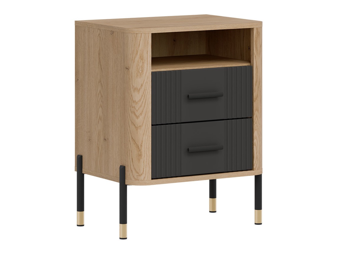 Éjjeliszekrény Flosora 142 (Antracit)