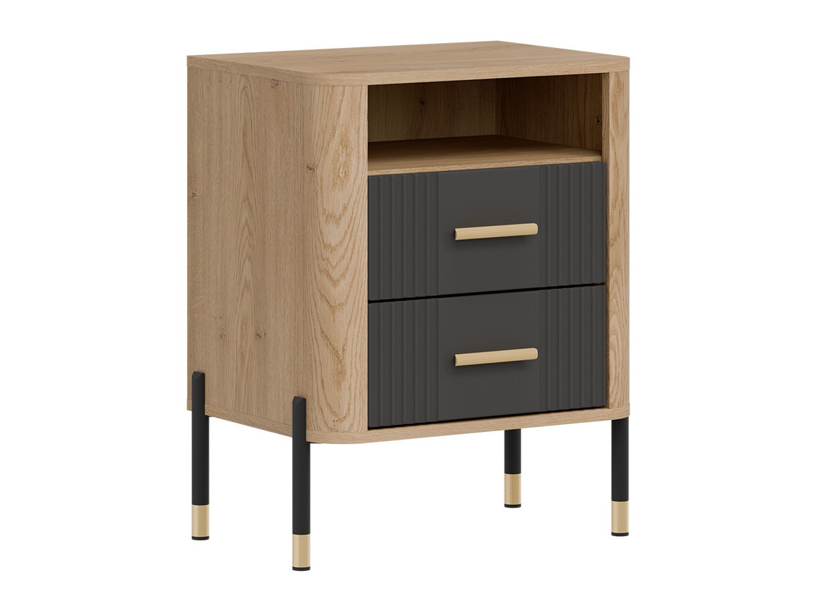 Éjjeliszekrény Flosora 142 (Antracit)