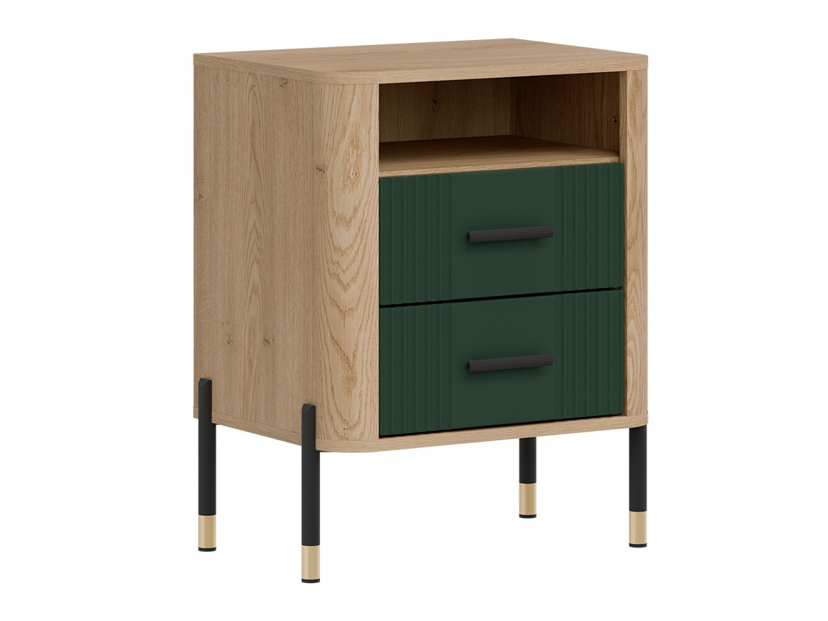 Éjjeliszekrény Flosora 142 (Zöld)