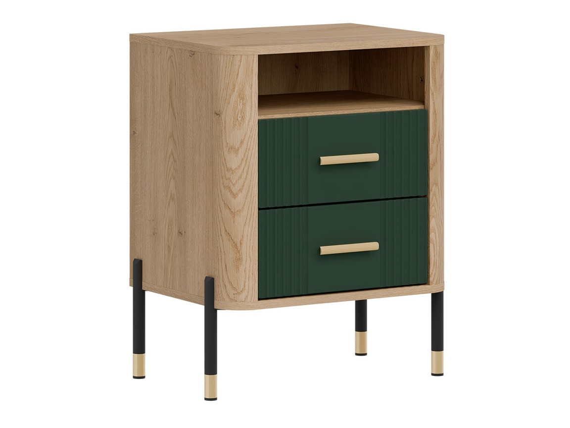 Éjjeliszekrény Flosora 142 (Zöld)