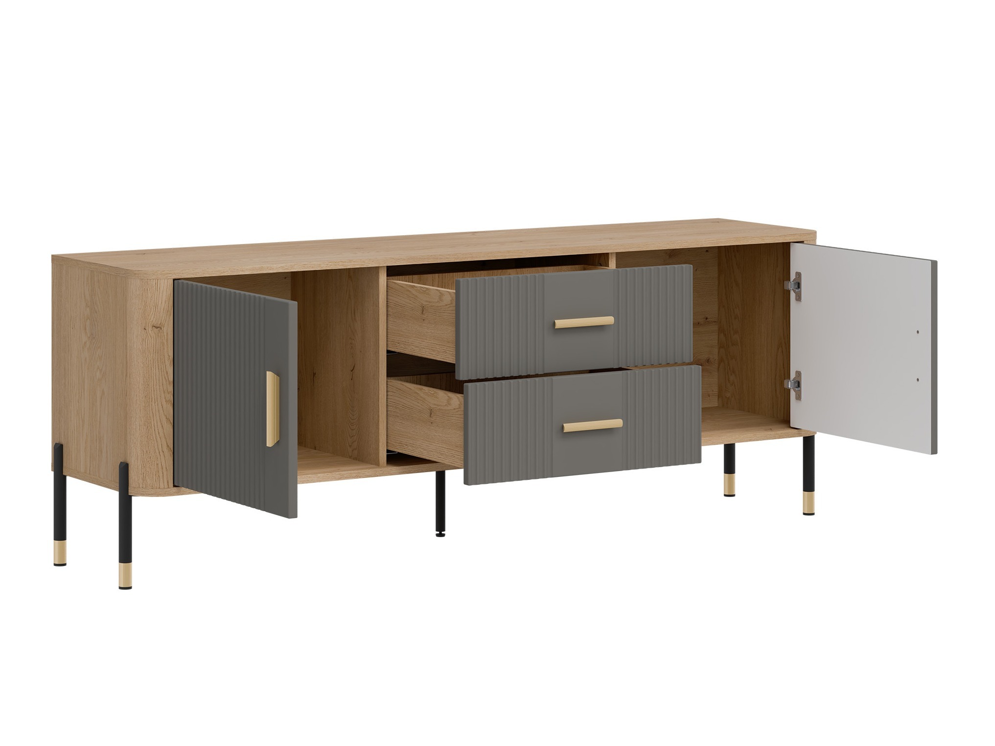 Nappali szett Flosora 147 (Szürke)