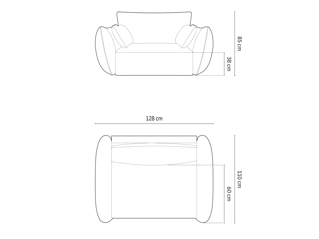 Fotel Belenoe 103 (Bluvel 40)