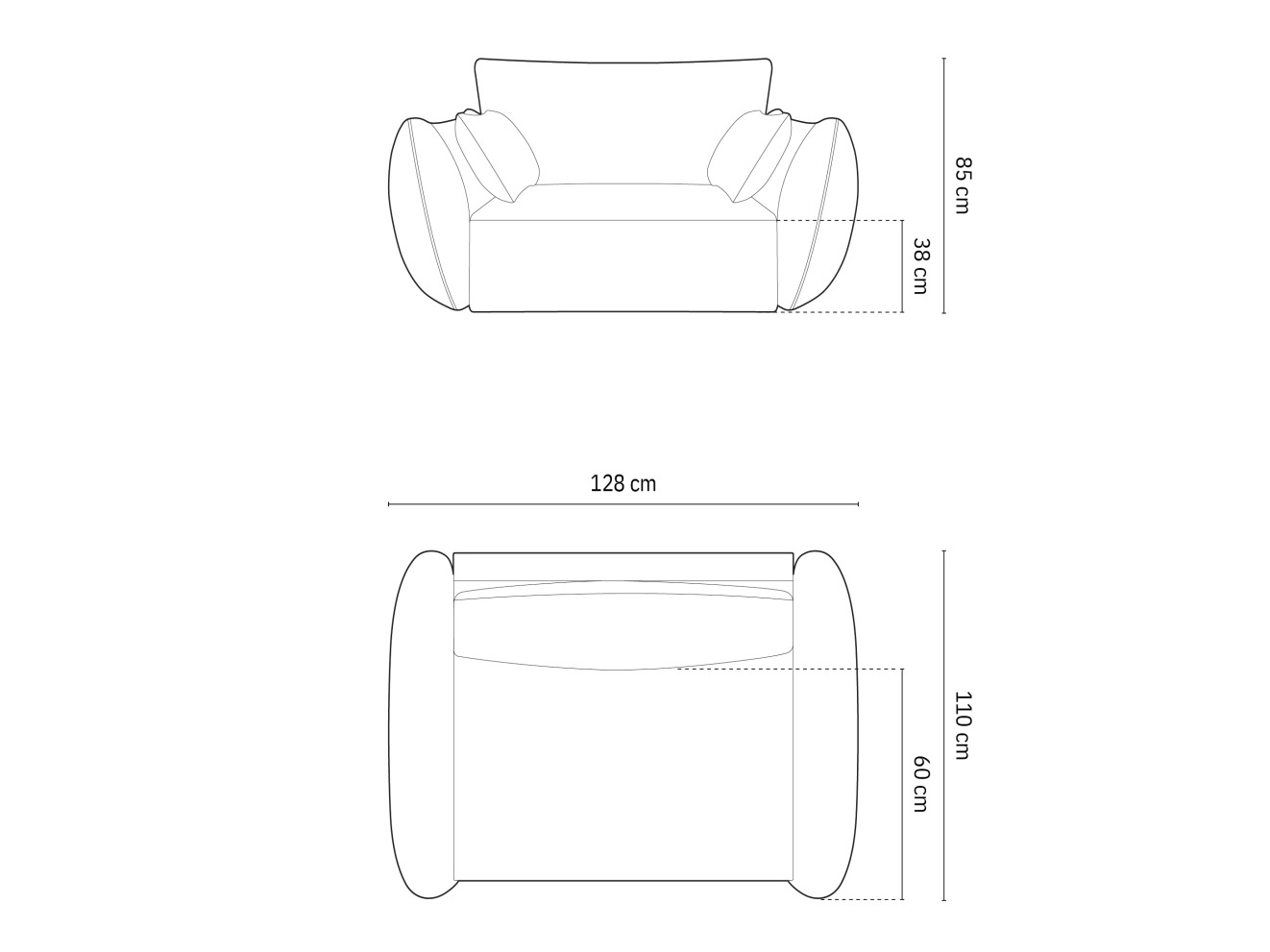 Fotel Belenoe 103 (Bluvel 68)