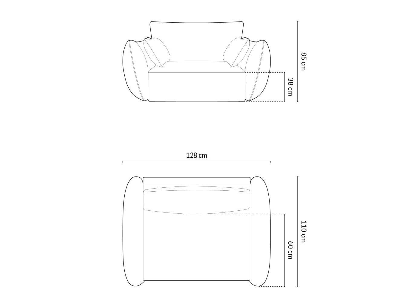 Fotel Belenoe 103 (Bluvel 78)