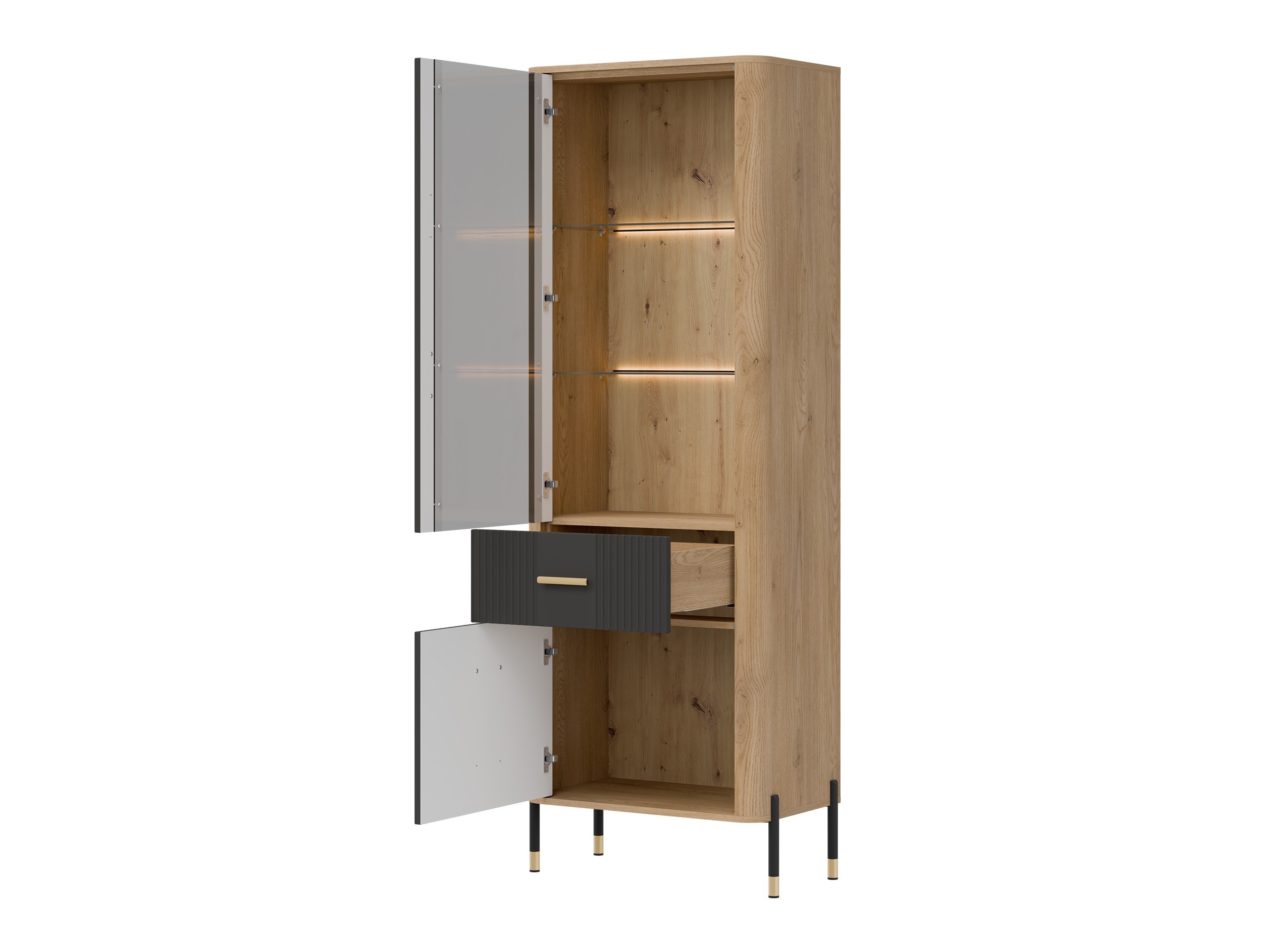 Nappali szett Flosora 148 (Antracit)