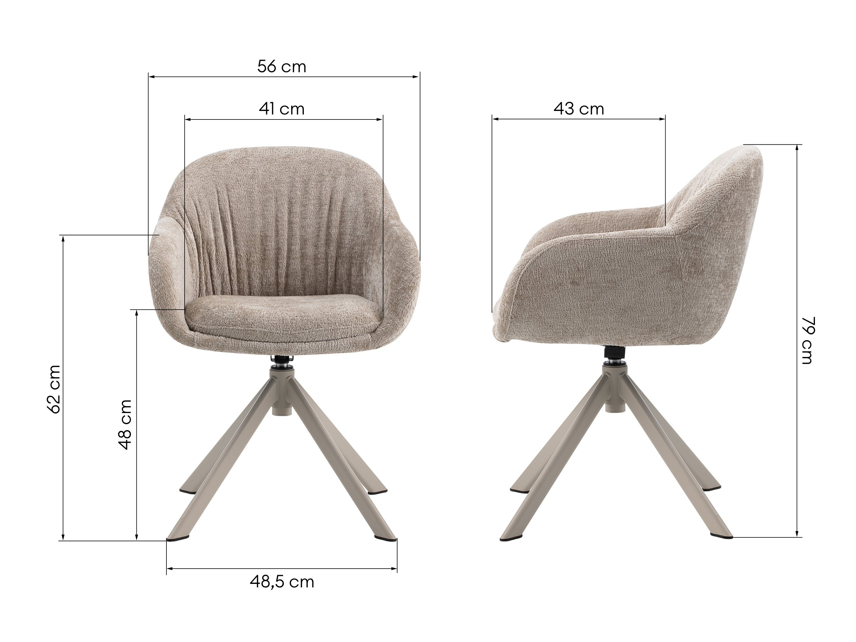 Szék Burleson 748 (Bézs + Szürkés bézs)