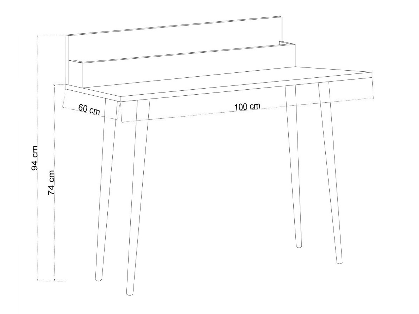 Íróasztal Asheboro 180